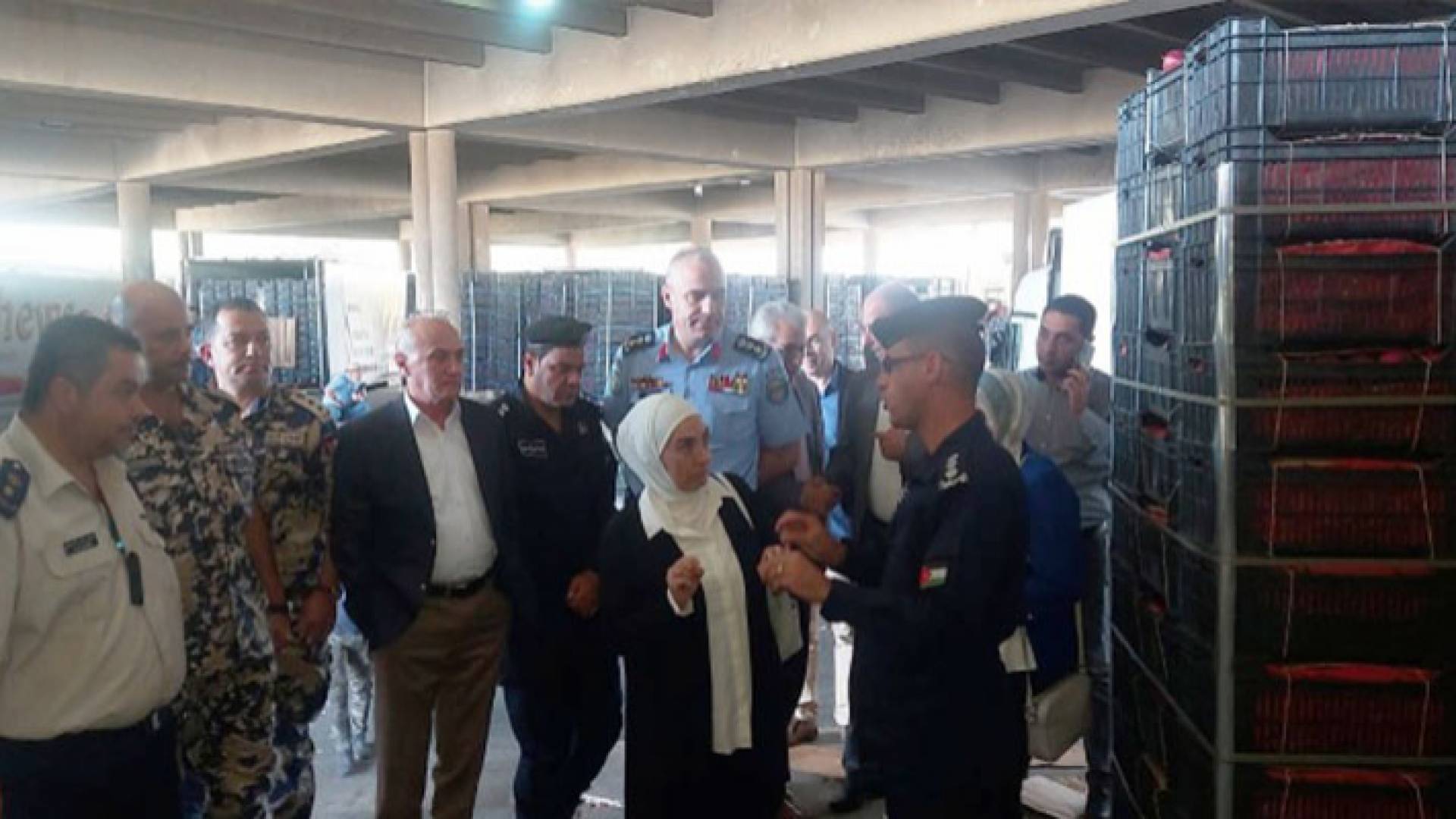 جانب من الزيارة