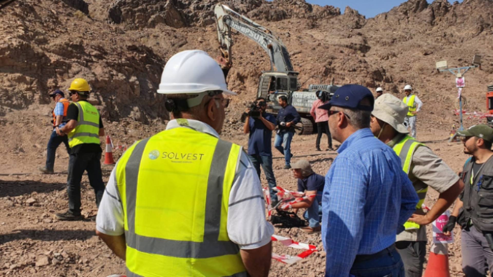 الخرابشة خلال الزيارة