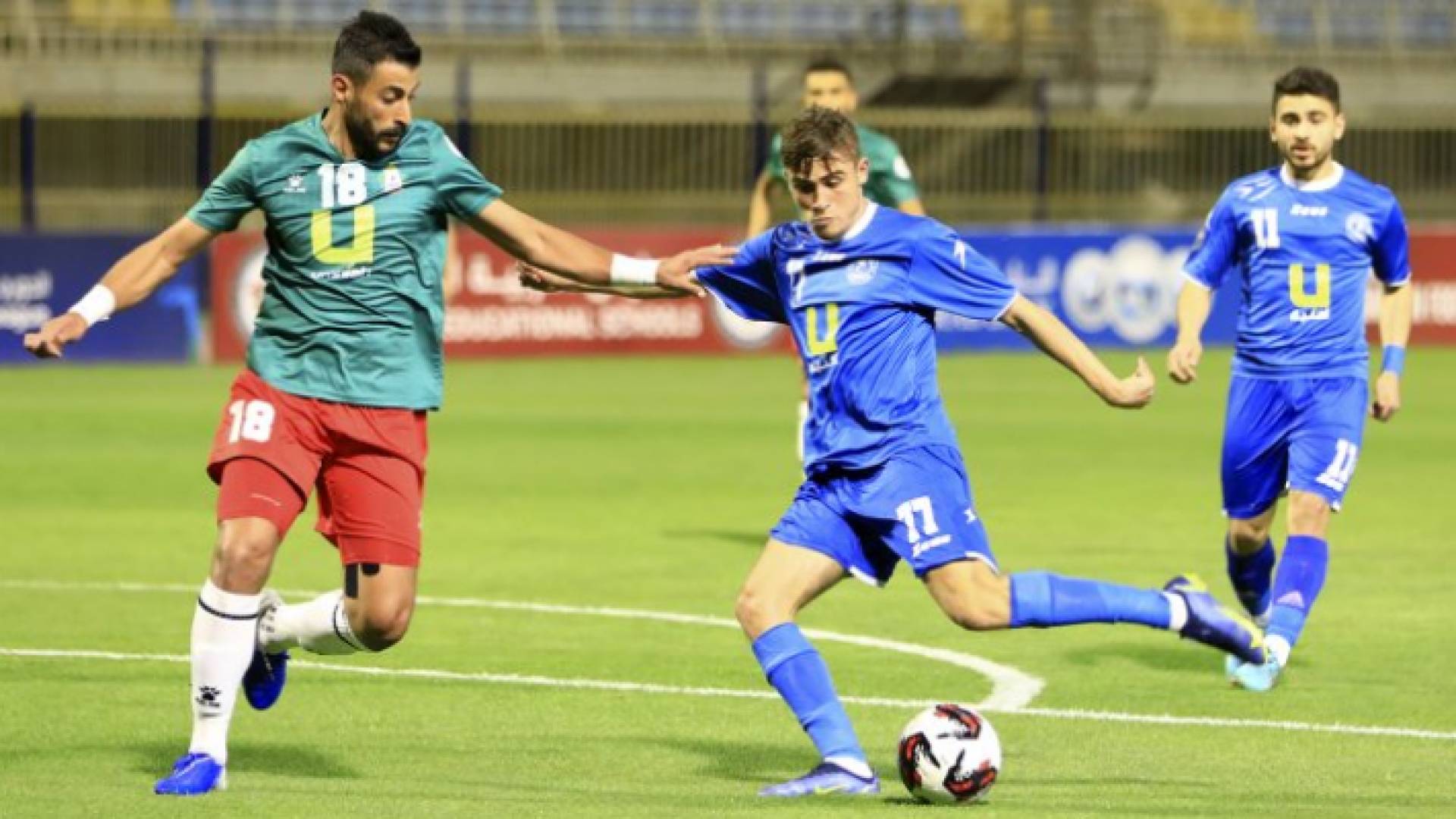 من مباراة الذهاب بين الفريقين