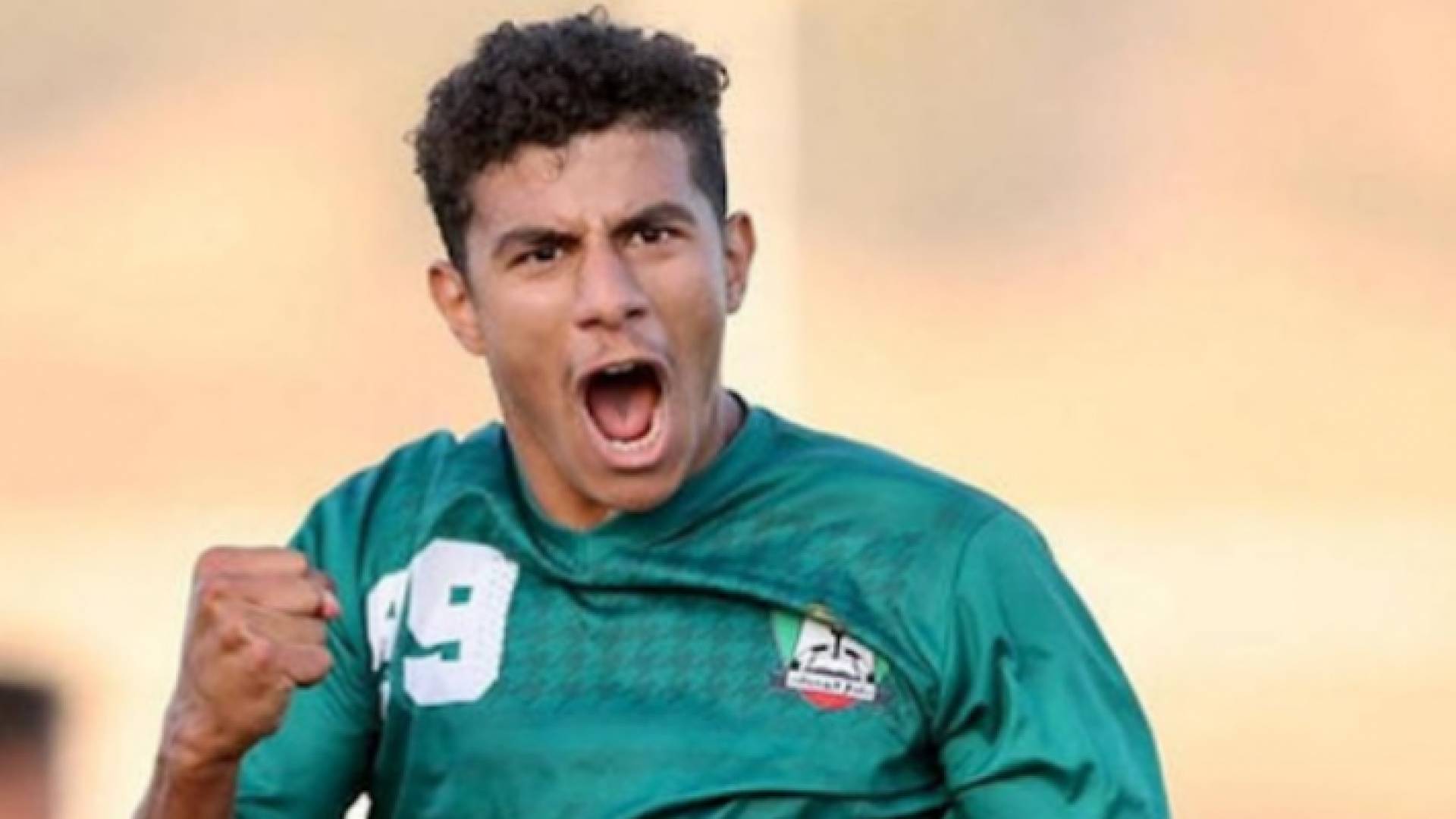 لاعب الوحدات إبراهيم صبرة