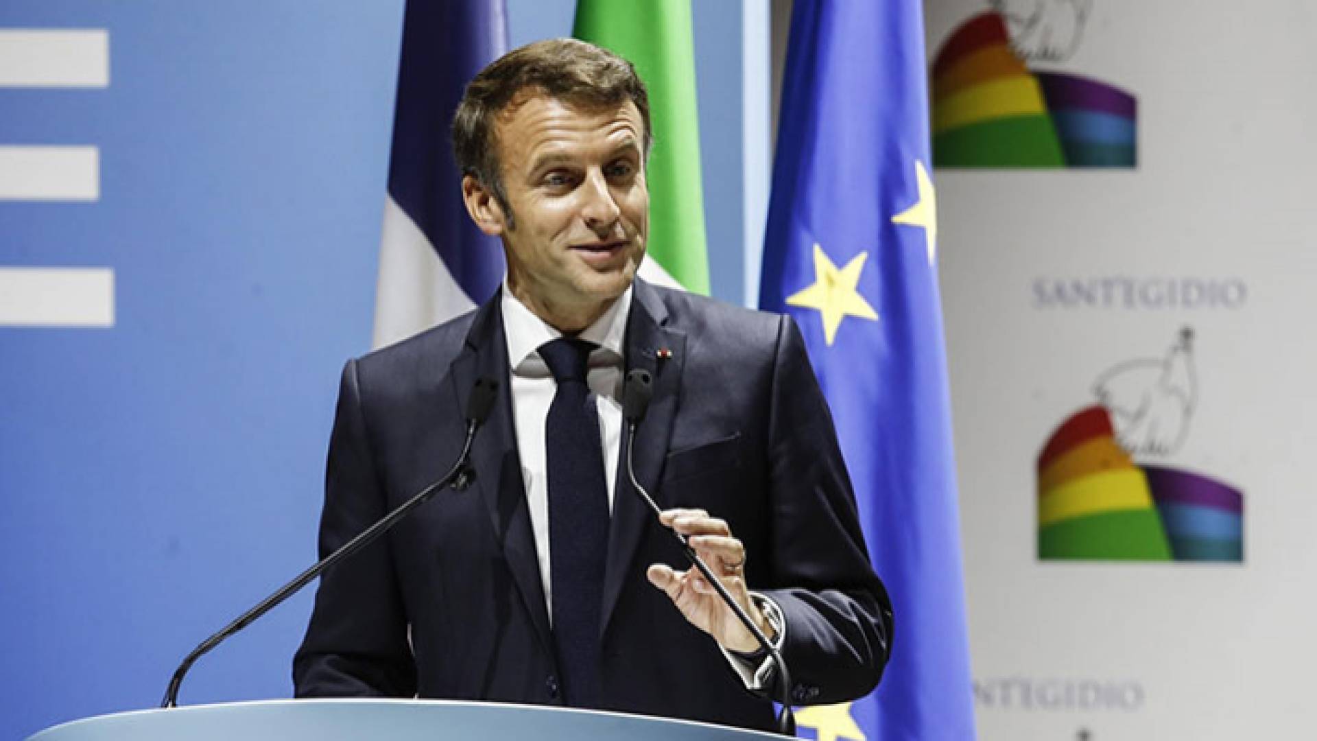 الرئيس الفرنسي إيمانويل ماكرون