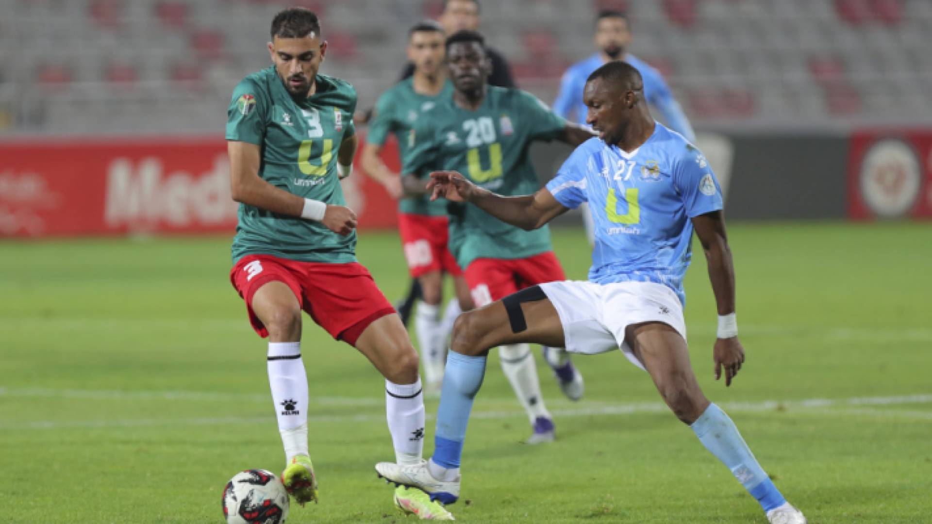 من مباراة الفيصلي والوحدات