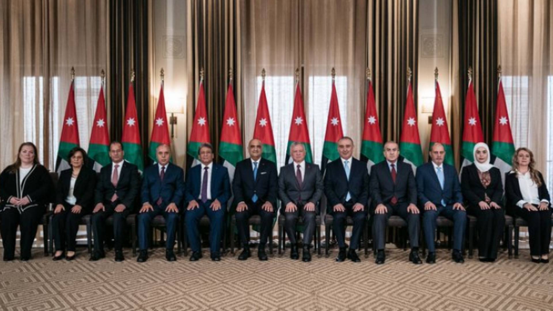 وزراء حكومة الخصاونة عقب التعديل