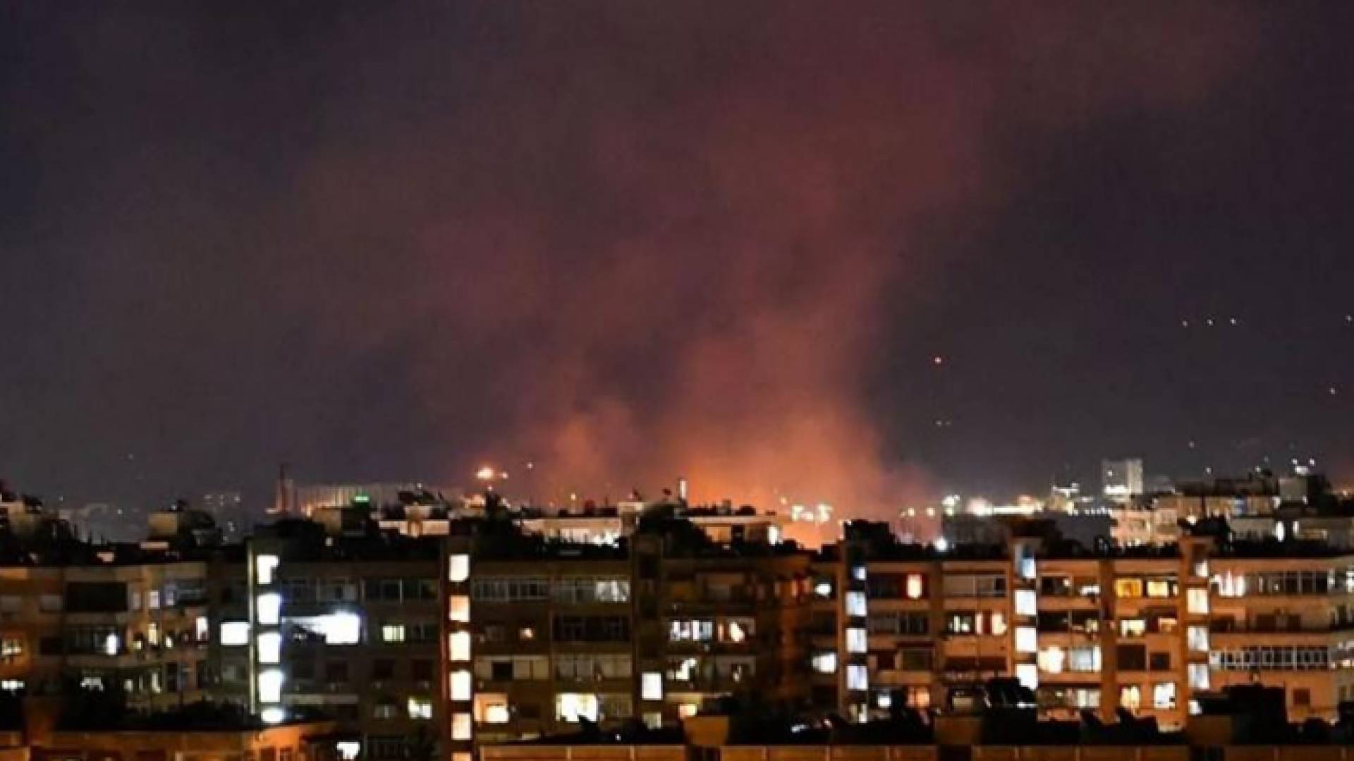 صورة أرشيفية لدوي انفجار في العاصمة السورية دمشق