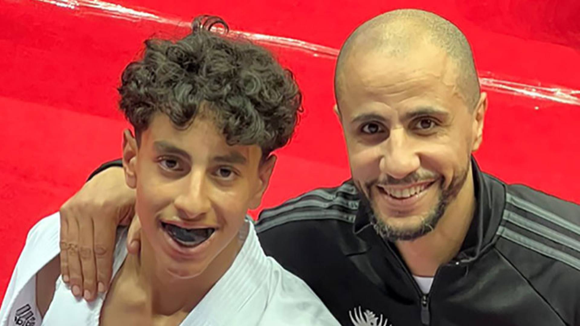 لاعب منتخب الكراتيه للناشئين وليد قطامش