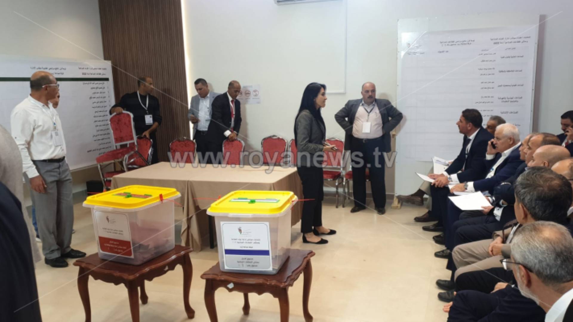 الصورة من العملية الانتخابية