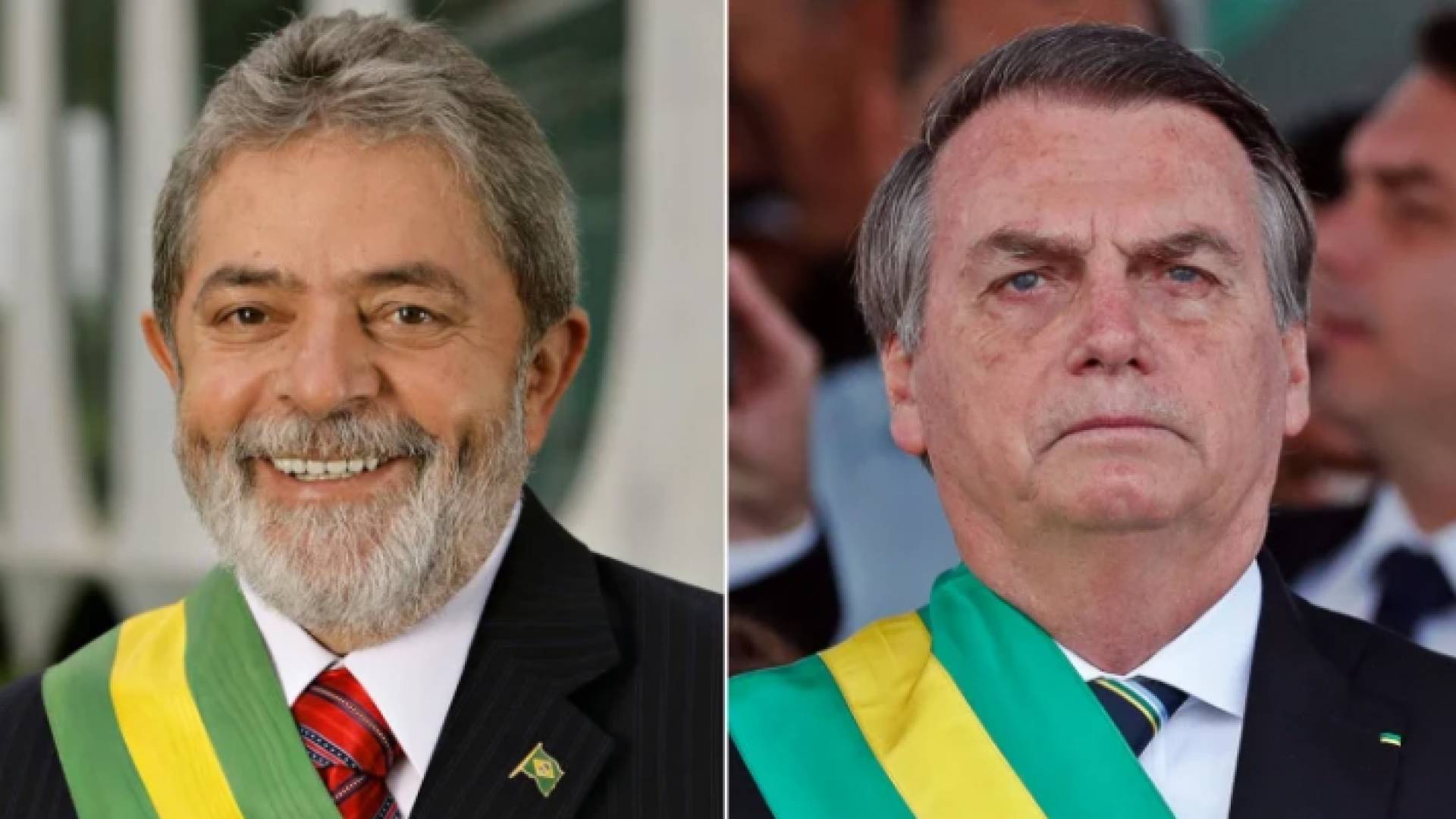 المرشحان لرئاسة البرازيل جايير بولسنارو (يمين) ولولا داسيلفا (يسار)