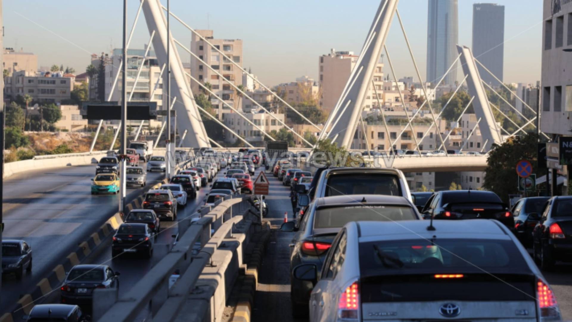 أحد شوارع العاصمة عمان