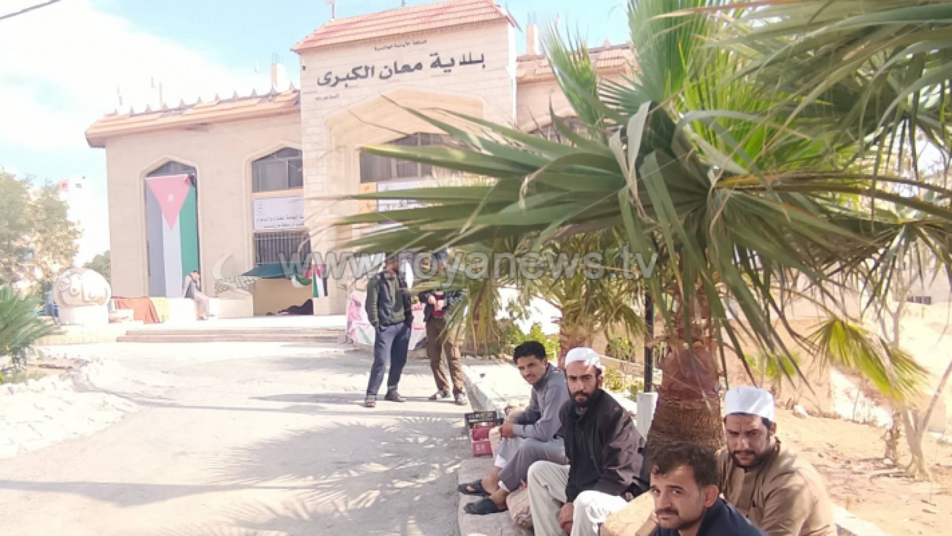 جانب من الاعتصام