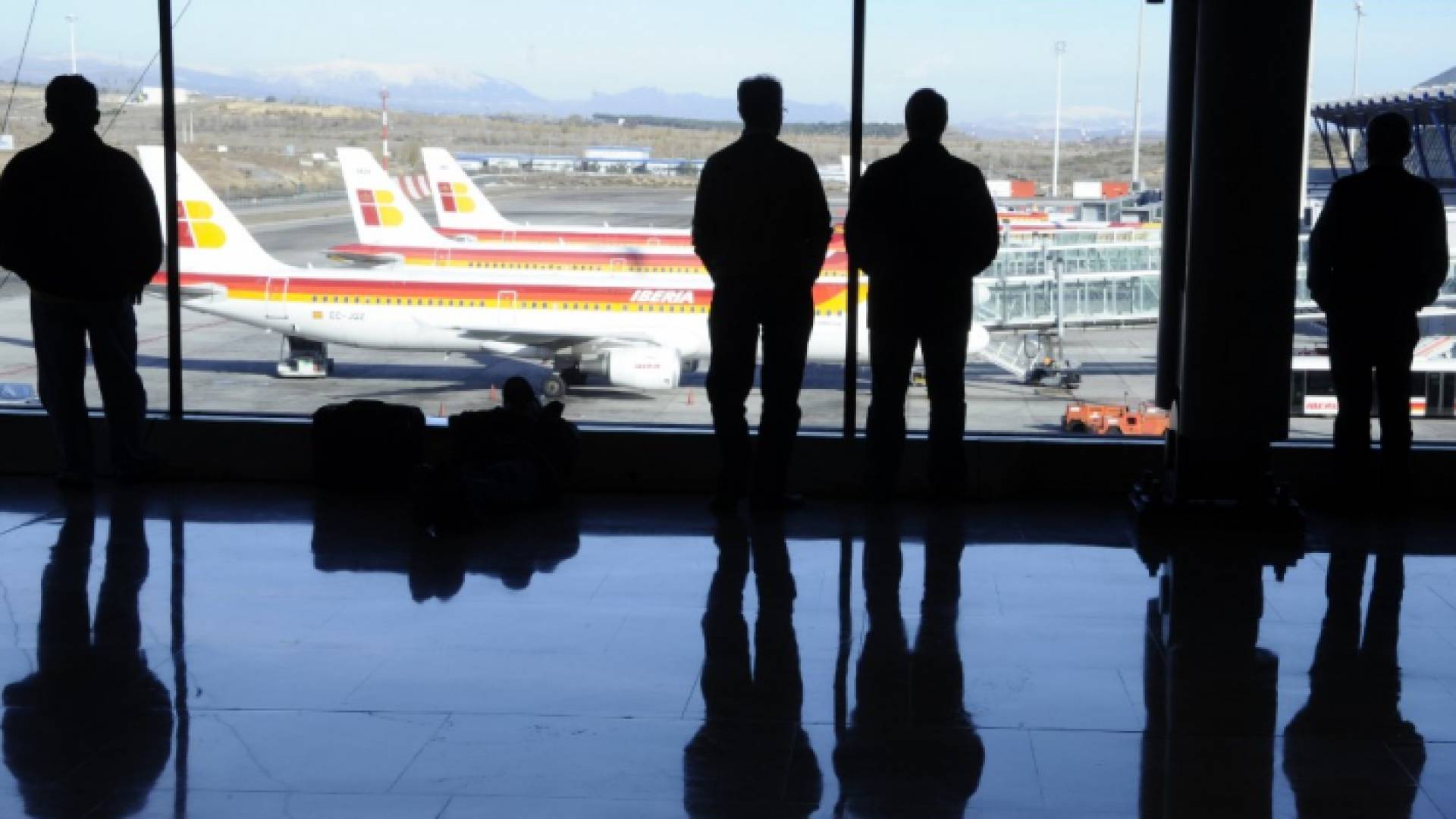 لقطة أرشيفية من مطار مدريد