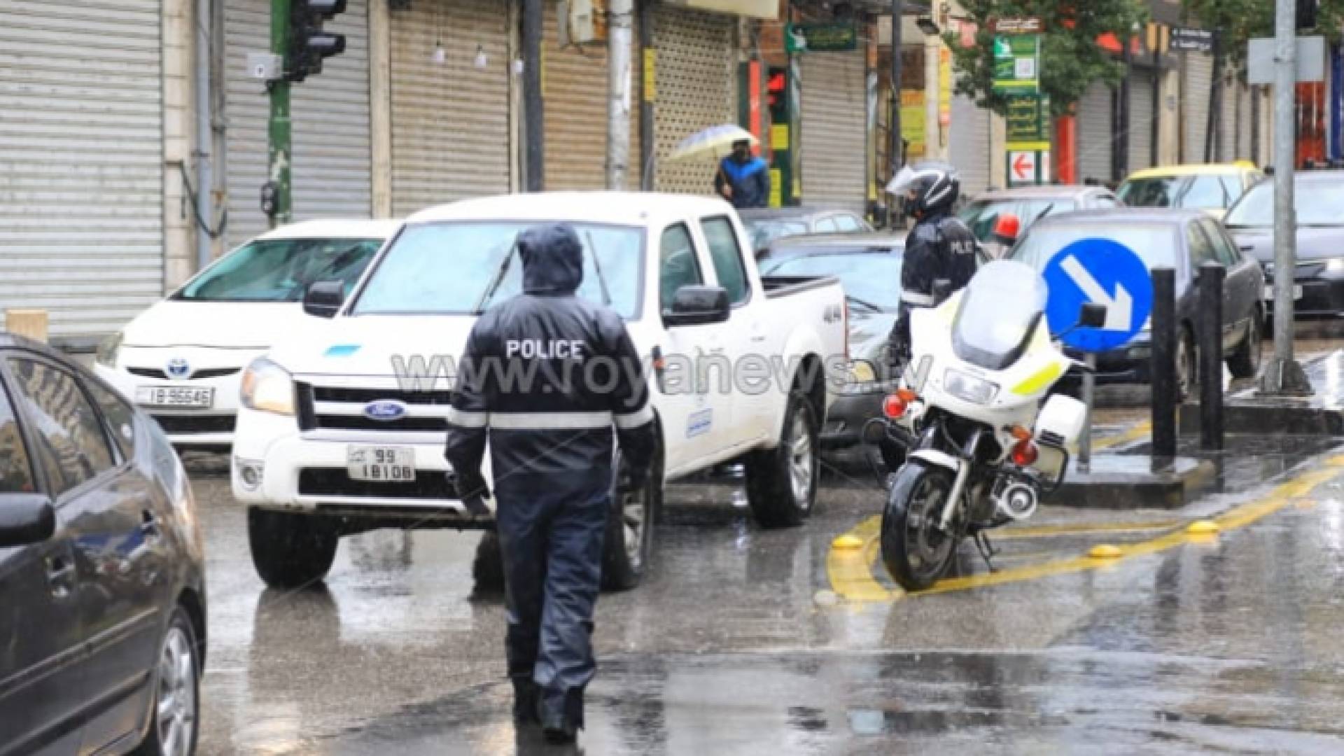 صورة أرشيفية لنشامى الأمن العام في أجواء مطارة
