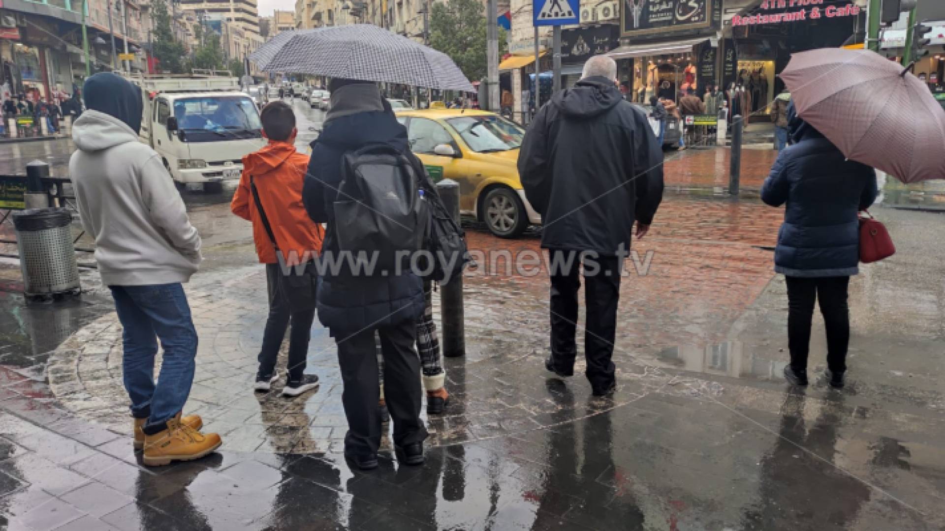 أمطار في العاصمة عمان - ارشيفية