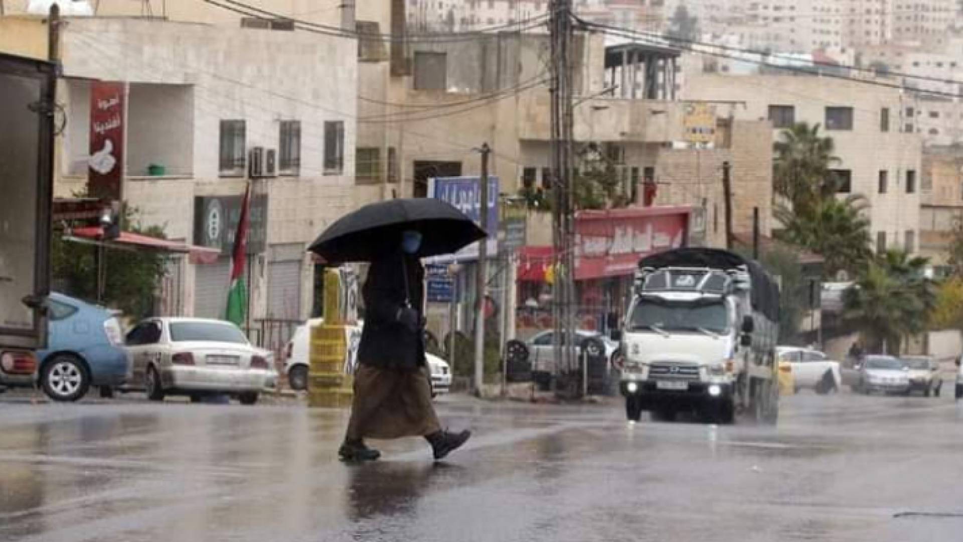 أمطار في أحد مناطق الأردن