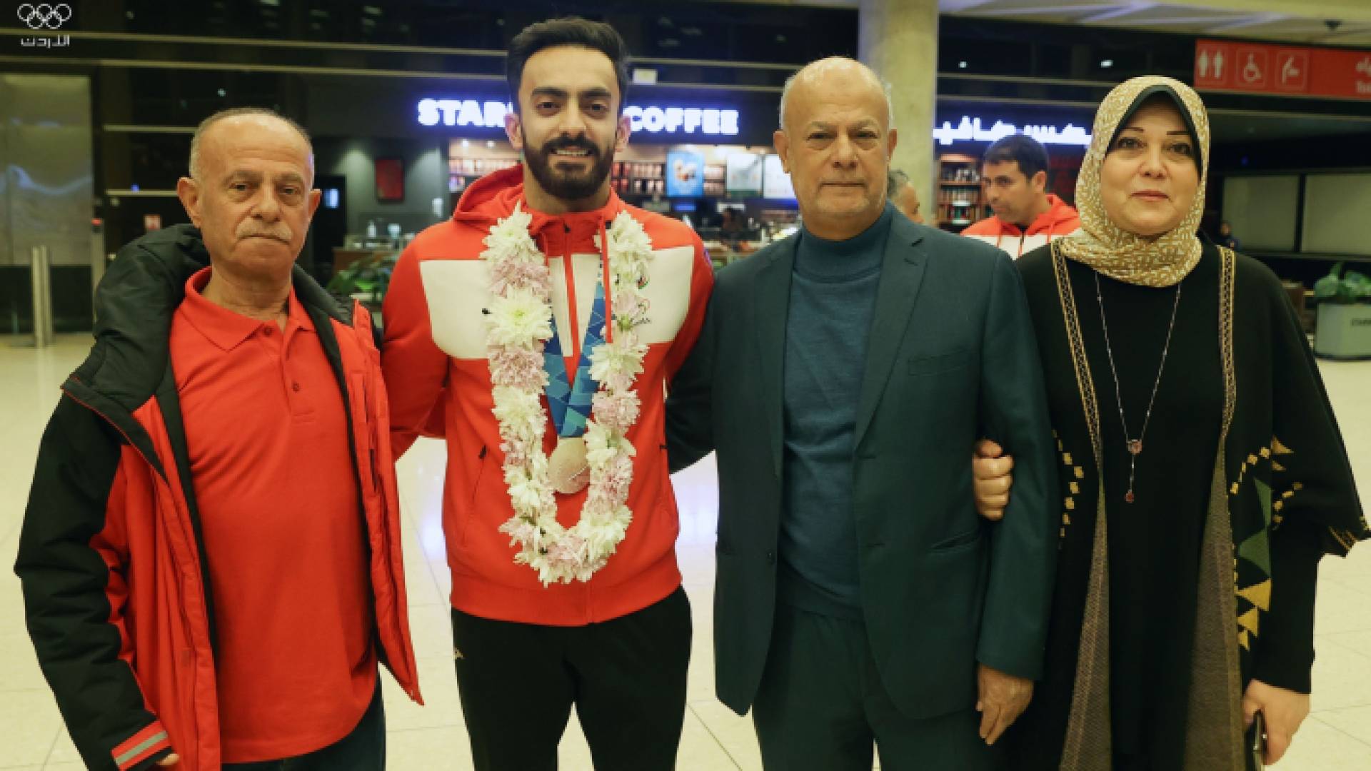 من استقبال اللاعب أحمد أبو السعود