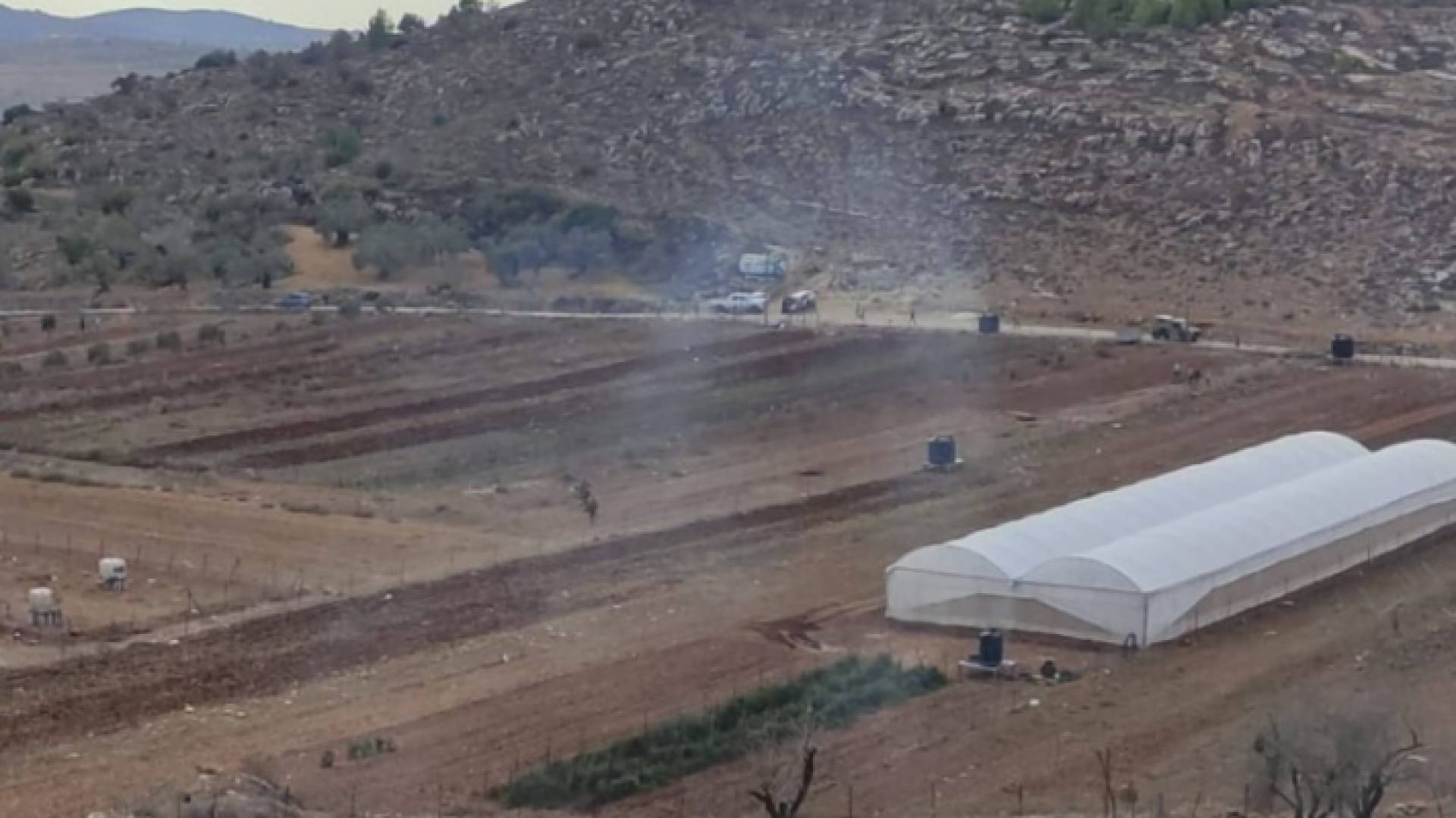 اثناء اقتحام المستوطنين نبع قريوت