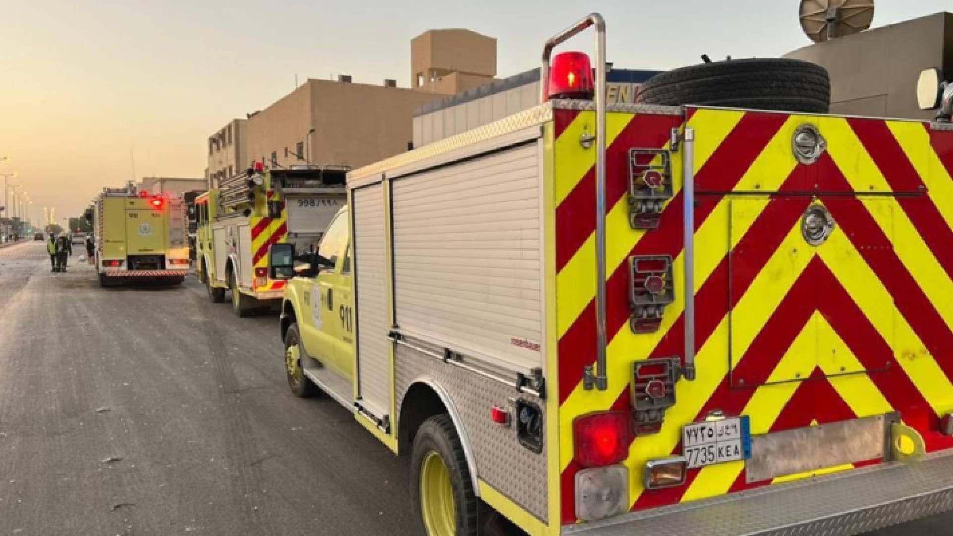 سيارات الدفاع المدني السعودي