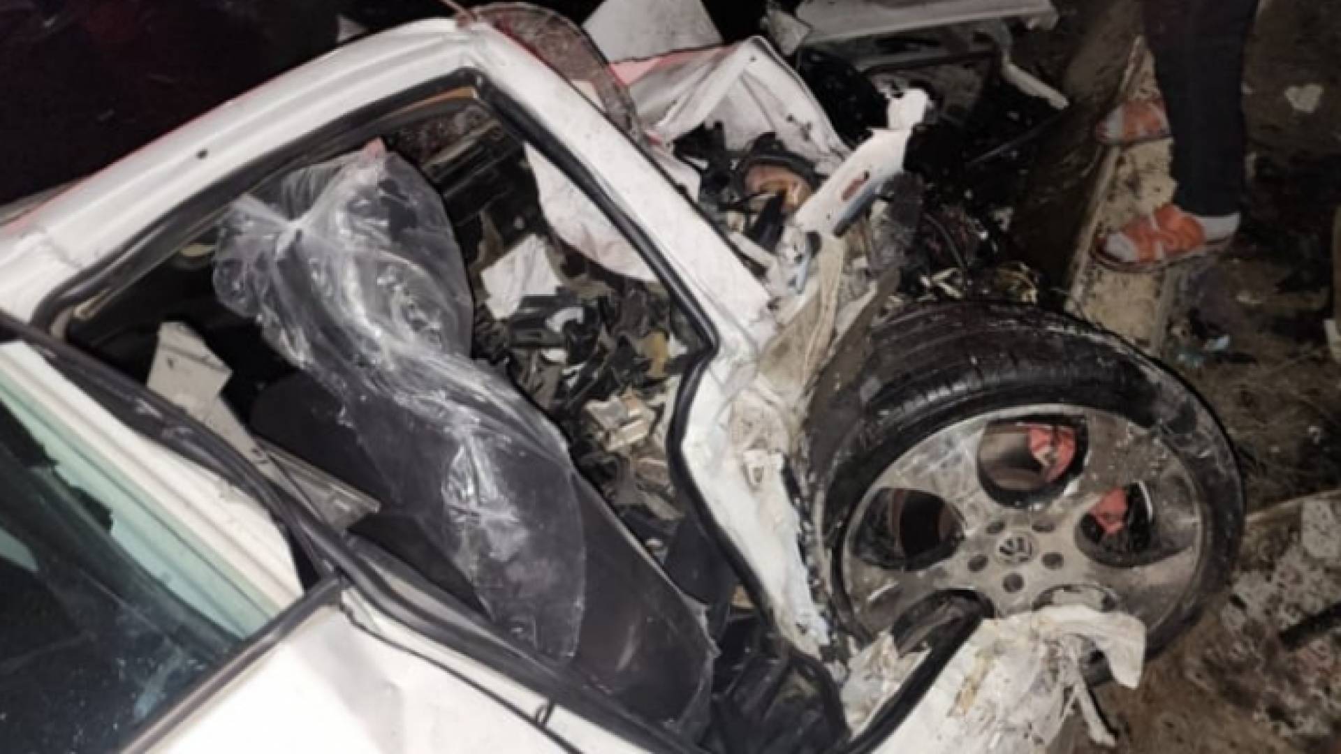 من موقع الحادثة