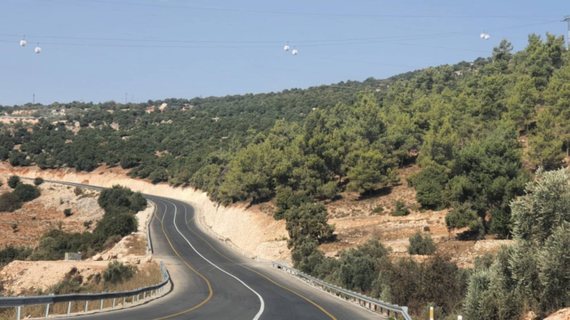 طريق تلفريك عجلون