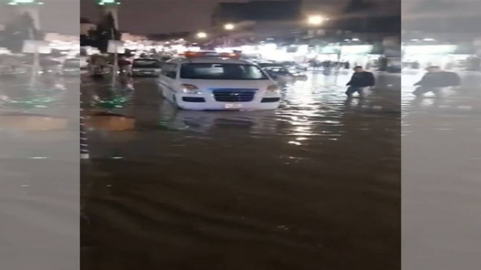 الصورة من ارتفاع منسوب المياه