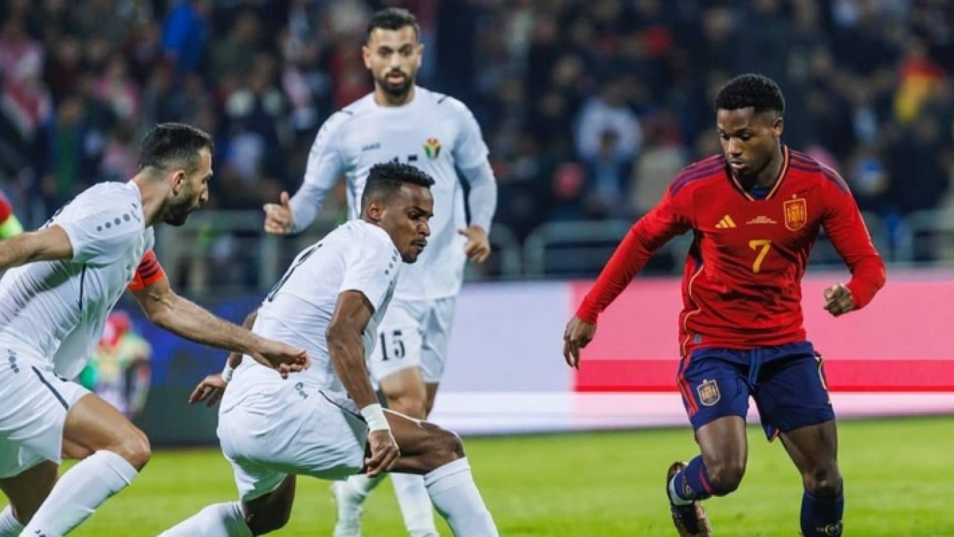 جانب من المباراة