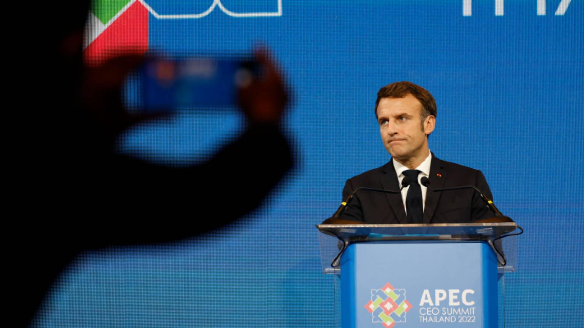 الرئيس الفرنسي إيمانويل ماكرون