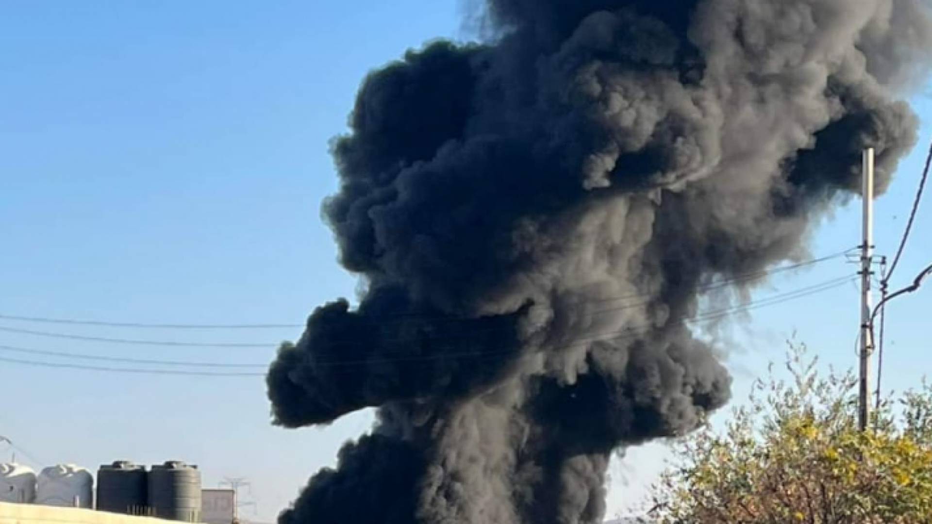 الحريق الذي اندلع في إسكان الأمير هاشم في لواء الرصيفة