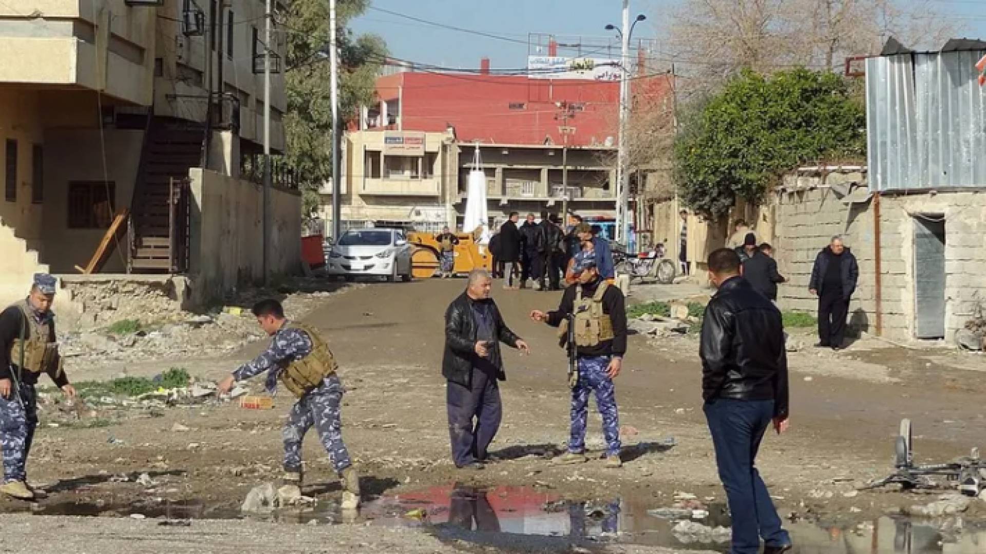 مكان وقوع الحادثة في محافظة كركوك