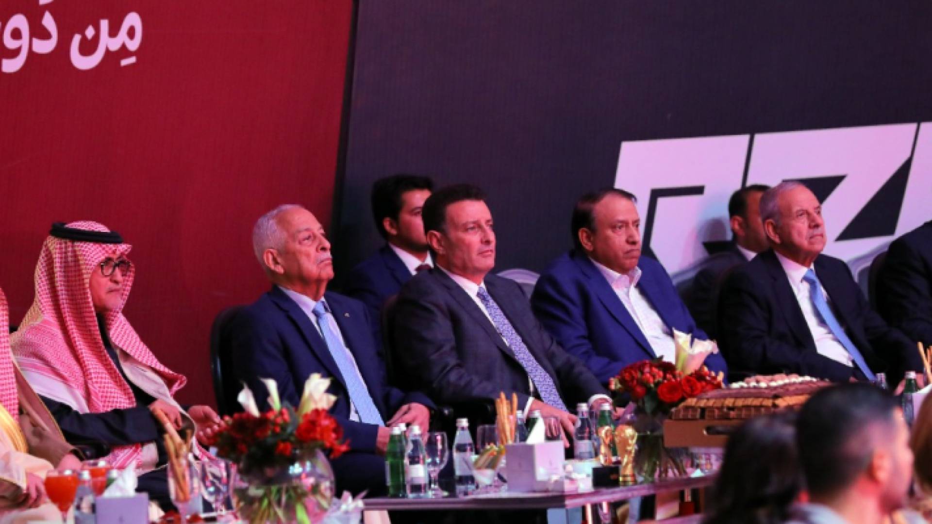 الصفدي من خيمة السفارة القطرية