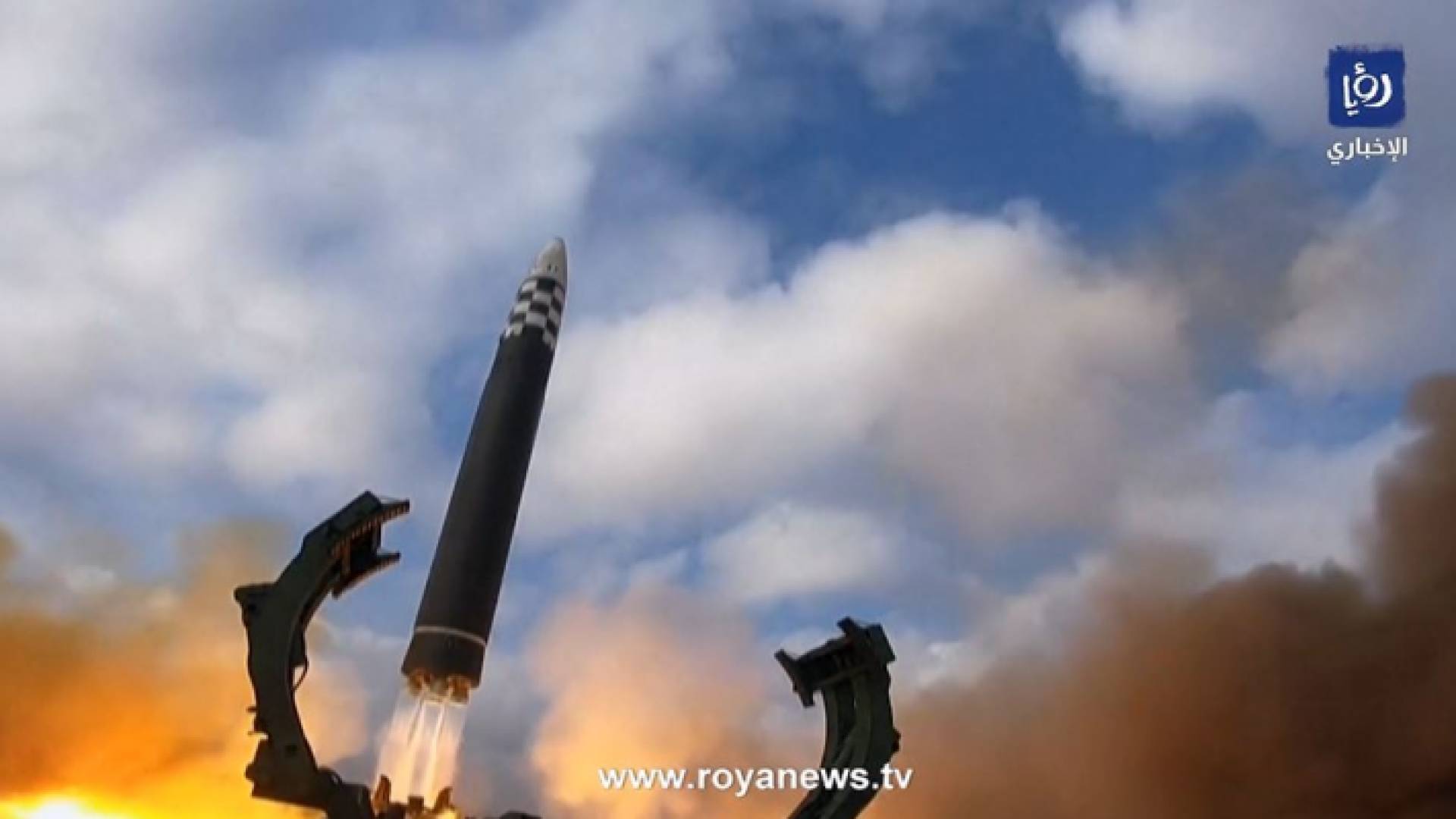 صورة الصاروخ الذي أطلقته كوريا الشمالية