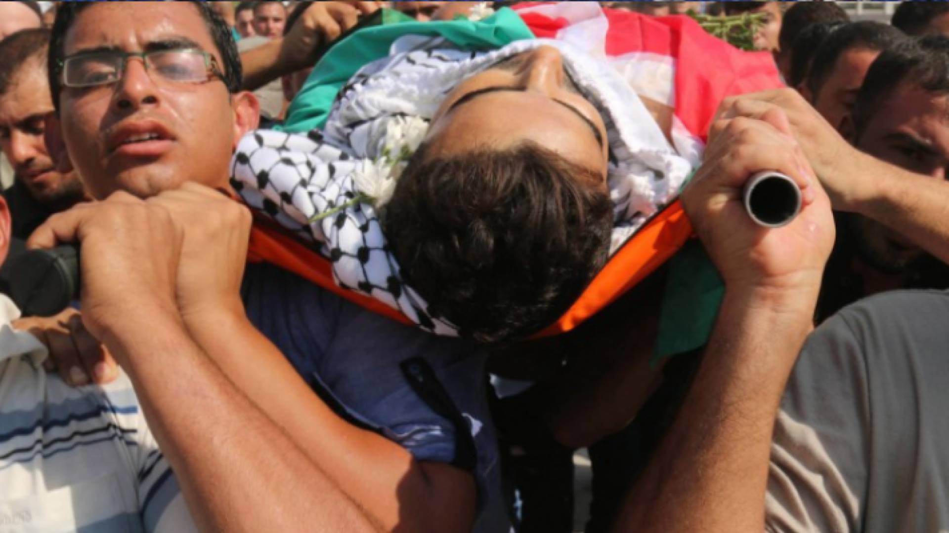 تشييع جثمان شهيد فلسطيني