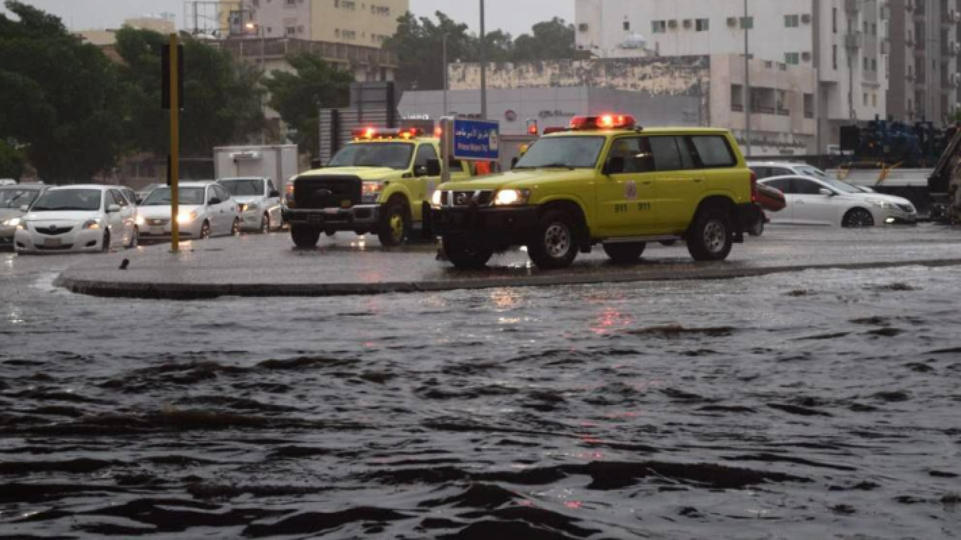 أمطار غزيرة في مكة المكرمة