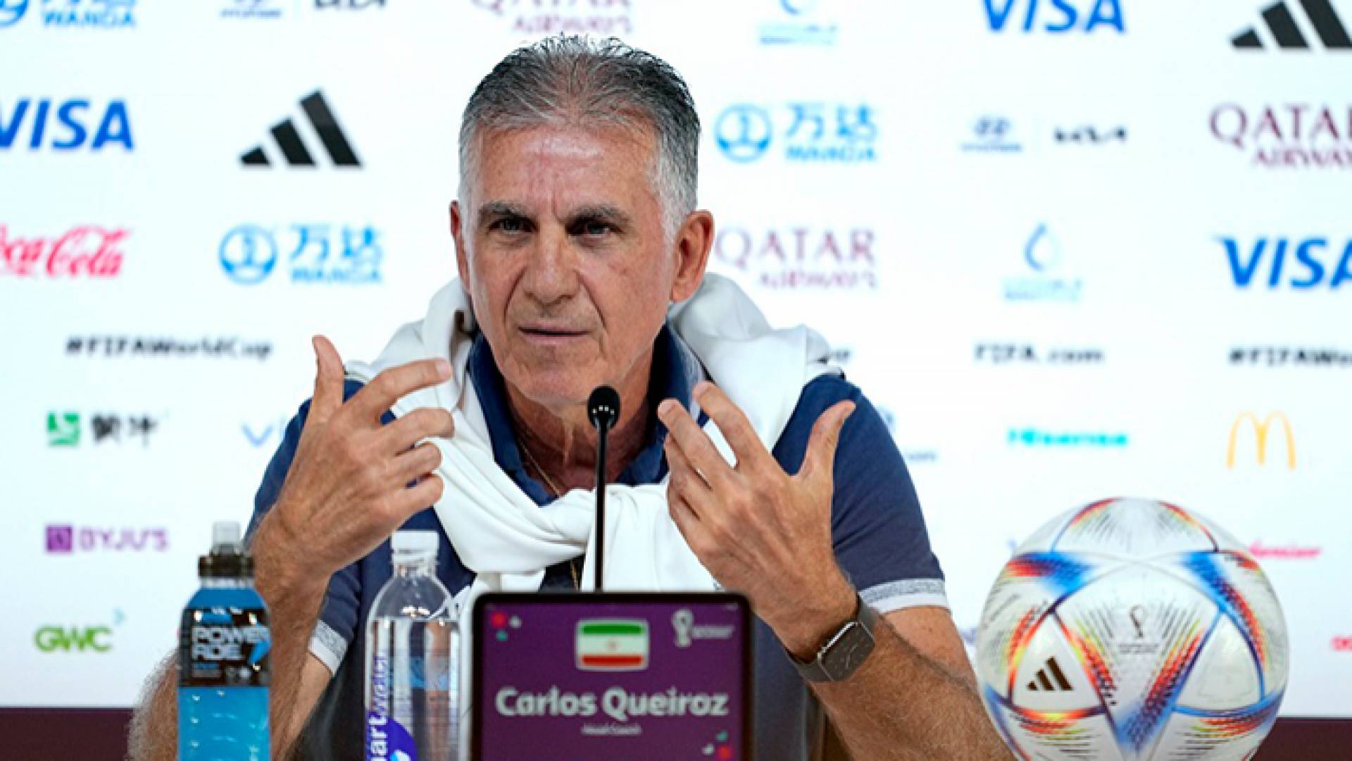 مدري المنتخب الإيراني البرتغالي كارلوس كيروش