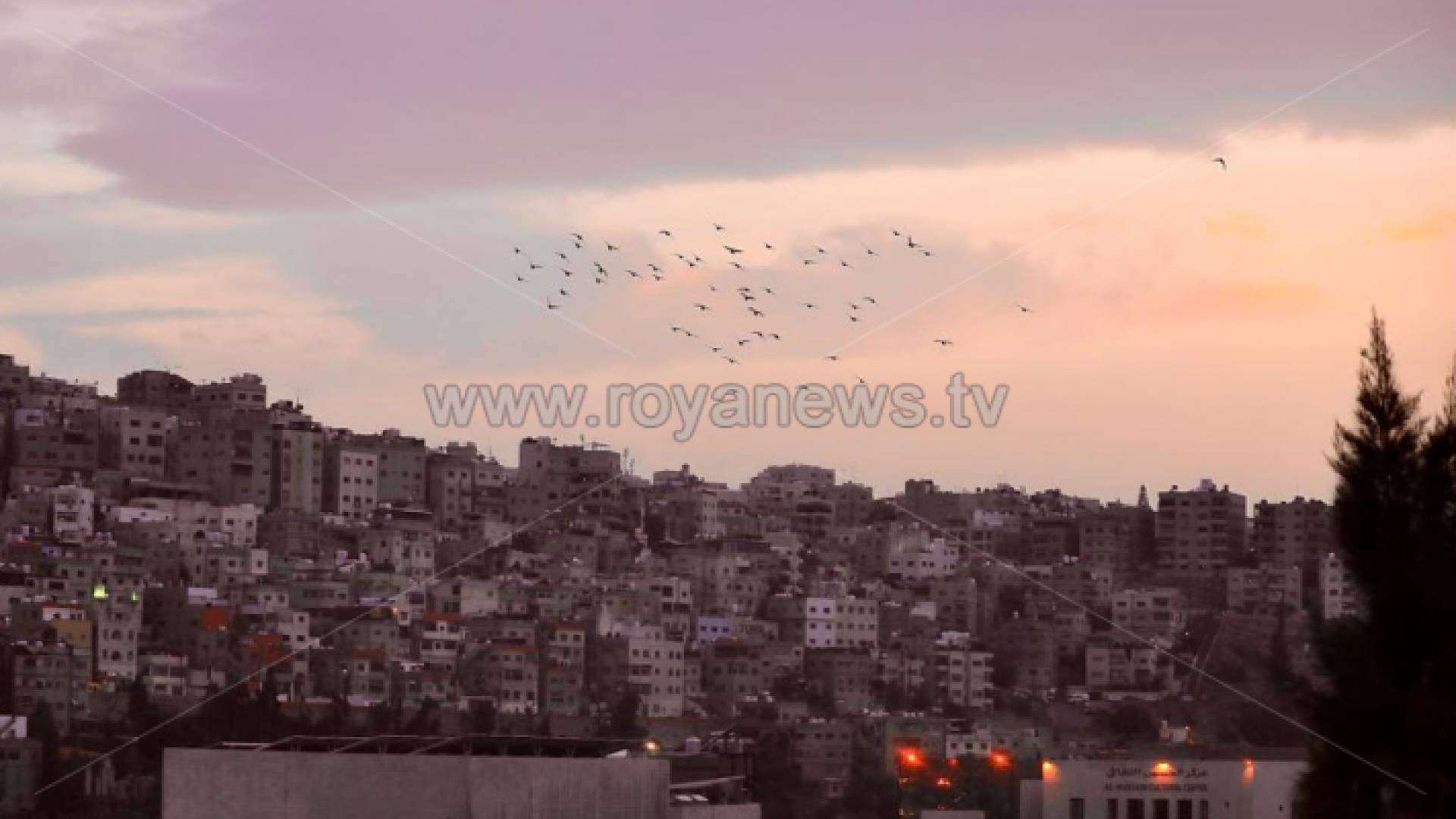 مبان في العاصمة عمان