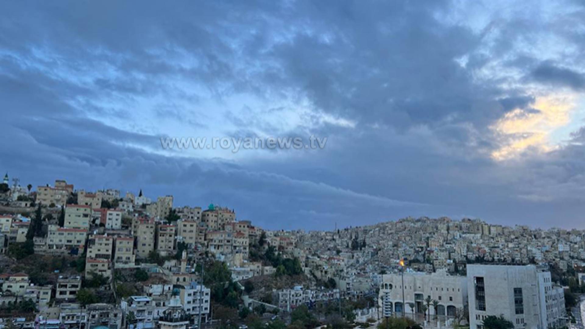 لقطة عامة للعاصمة عمان