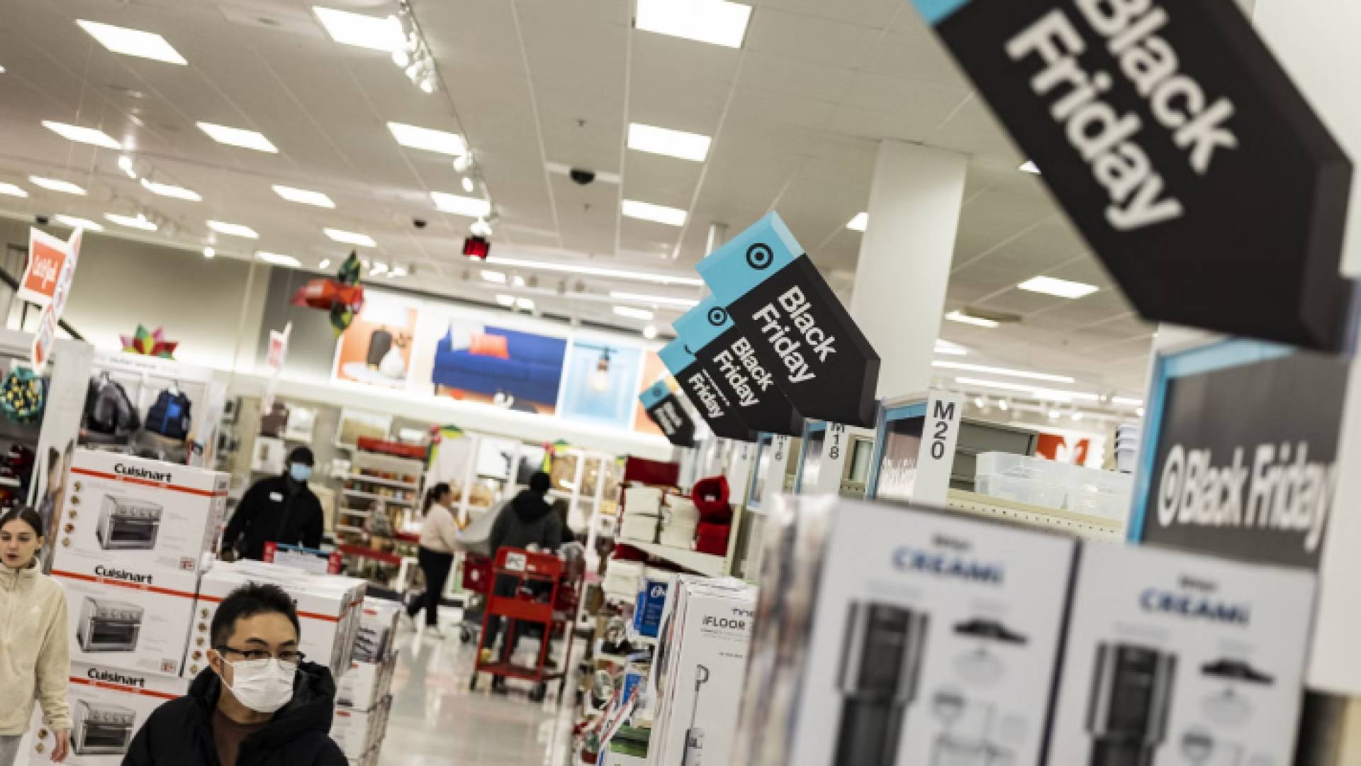 صورة لأحد الأسواق في الولايات المتحدة التي تقدم عروض "الجمعة السوداء"