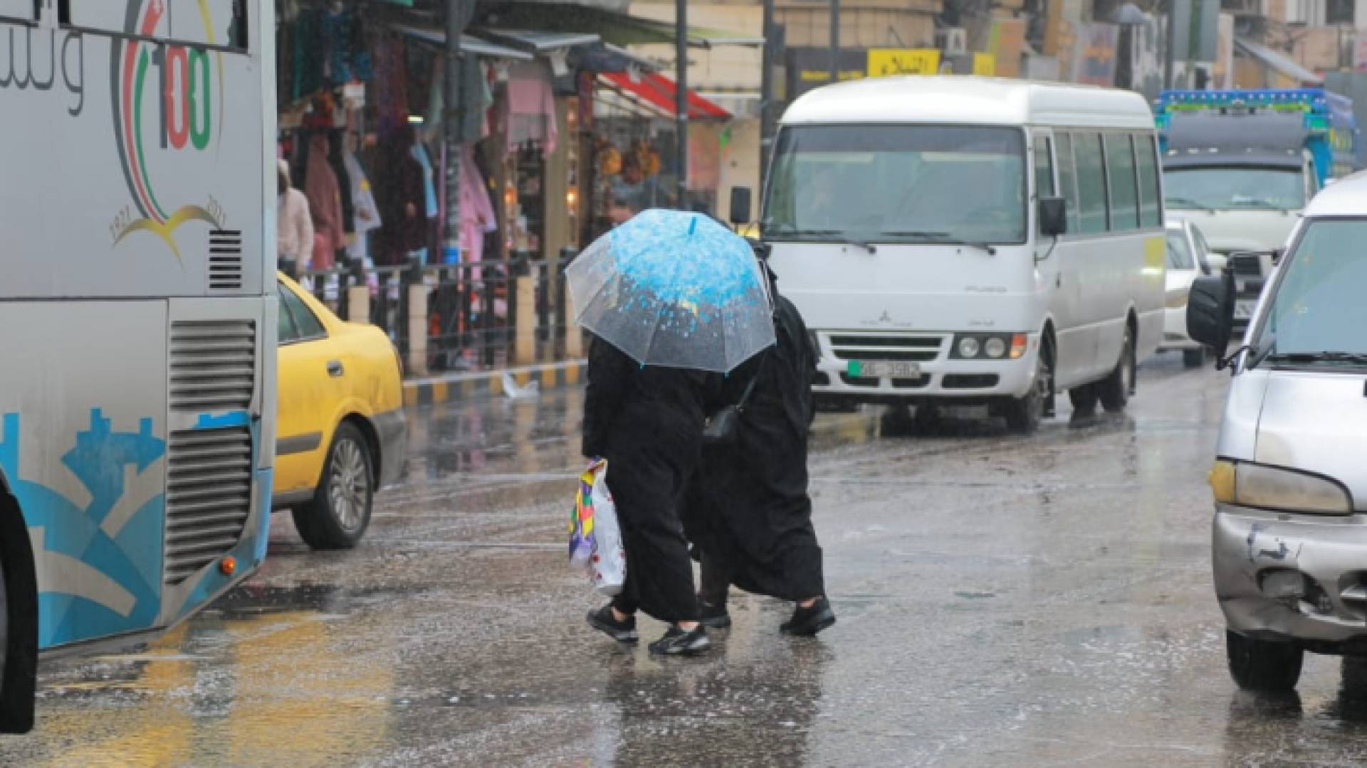 الأمطار في العاصمة عمان - أرشيفية