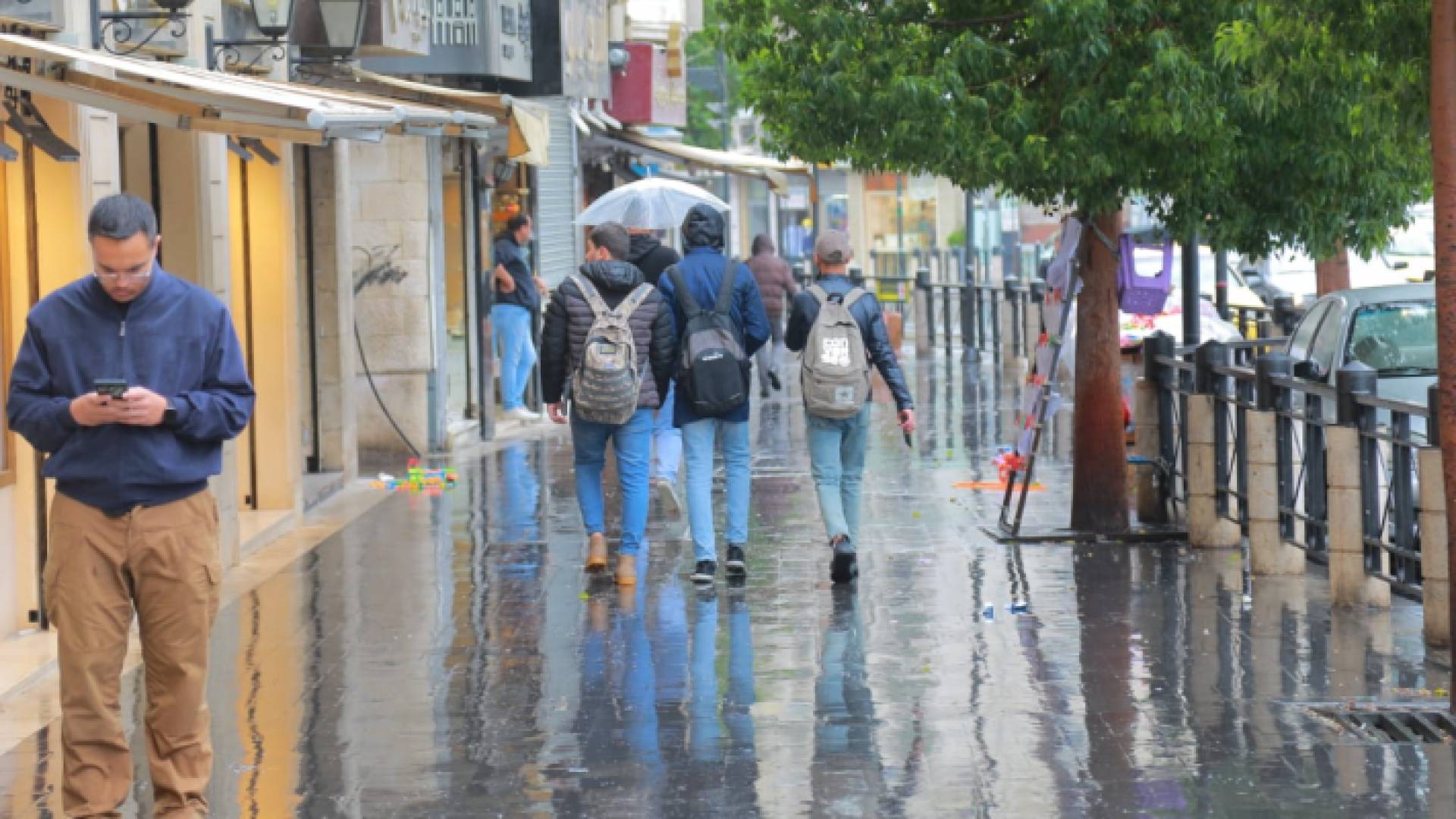 الأمطار في العاصمة عمان - أرشيفية