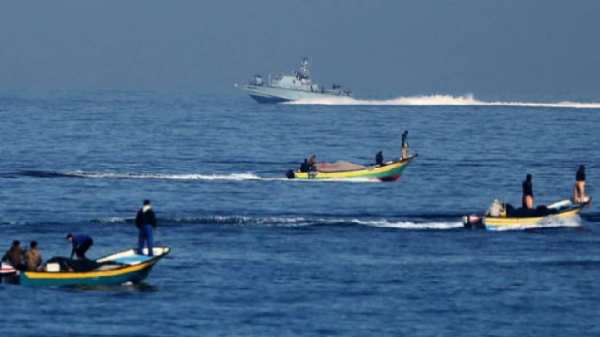 صورة أرشيفية لقوارب الصيادين في غزة