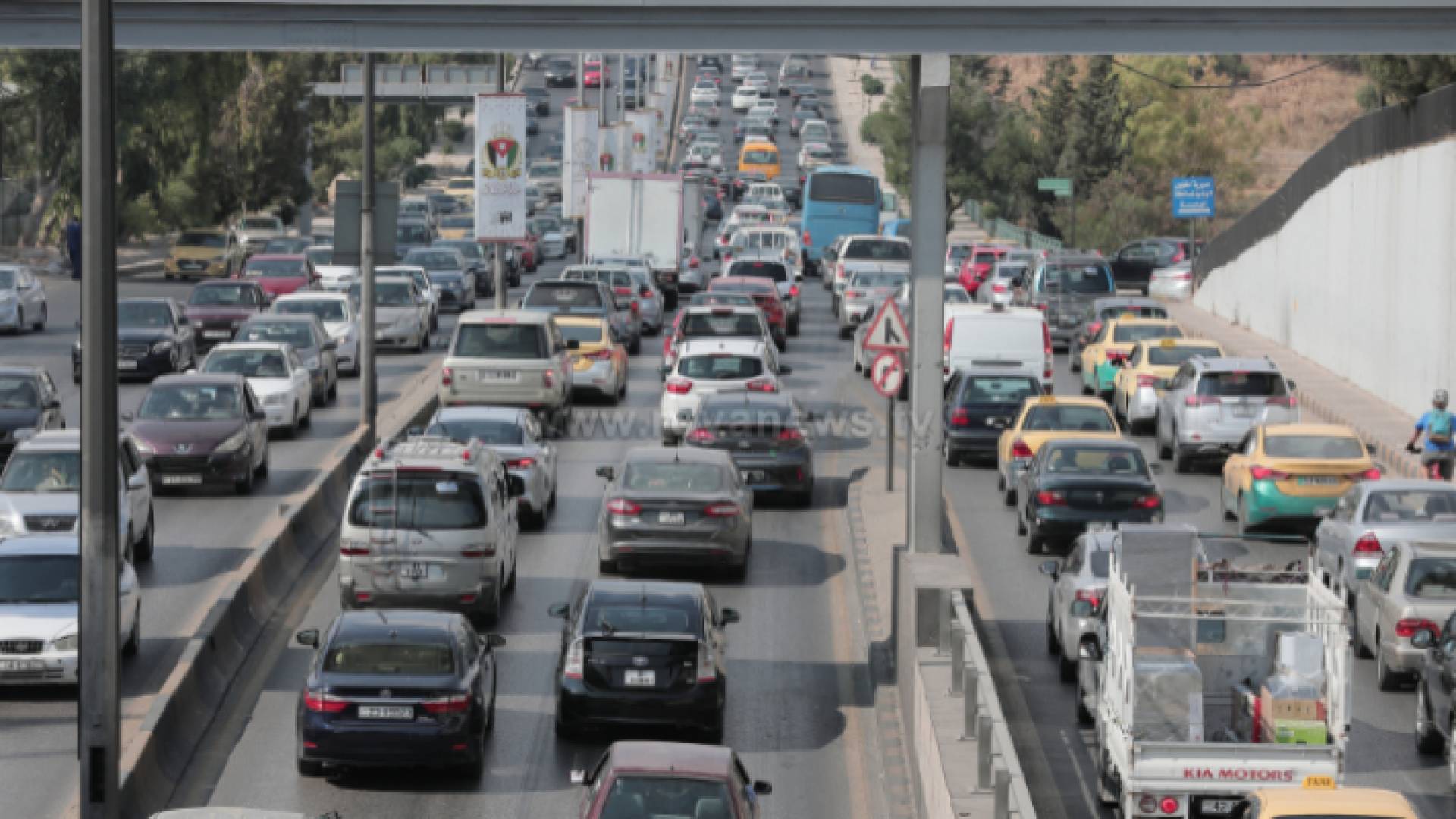 أزمات سير في العاصمة عمان