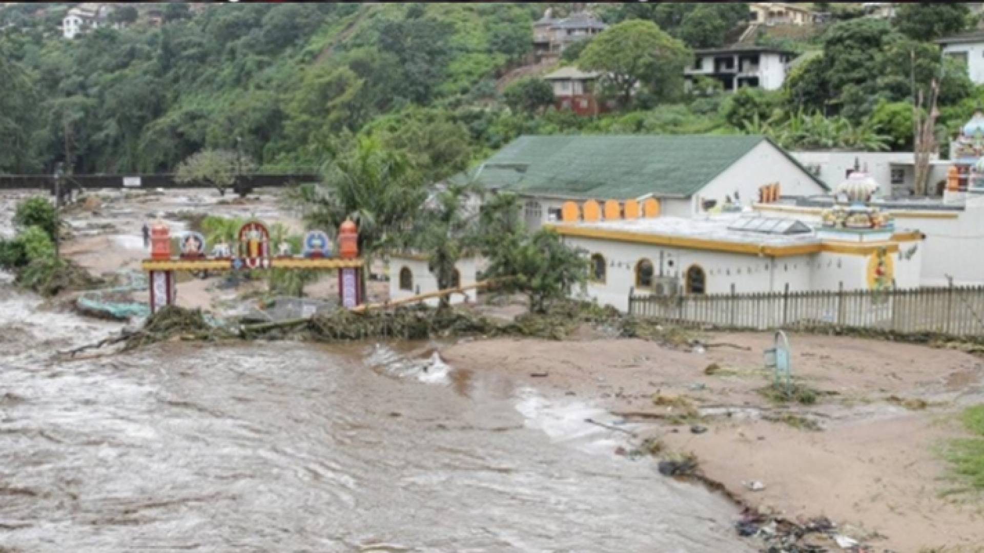 صورة لفيضان نهر جوسكي في جوهانسبرج