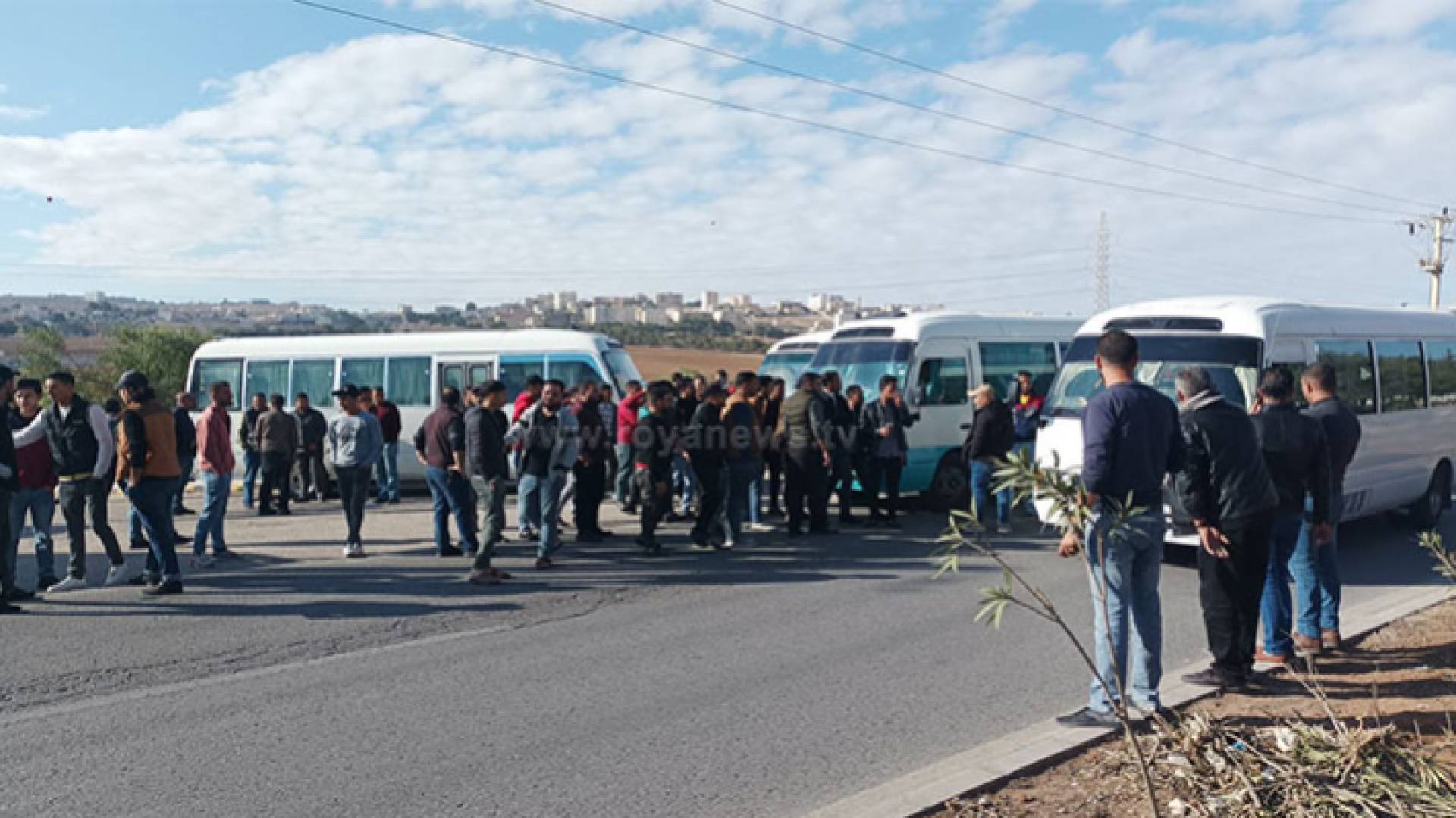 جانب من الاعتصام