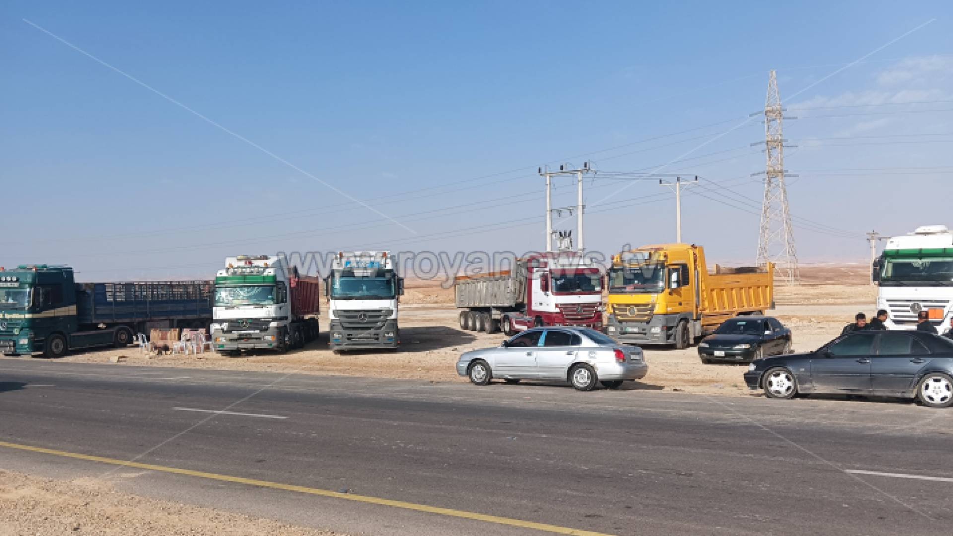 جانب من الاعتصام