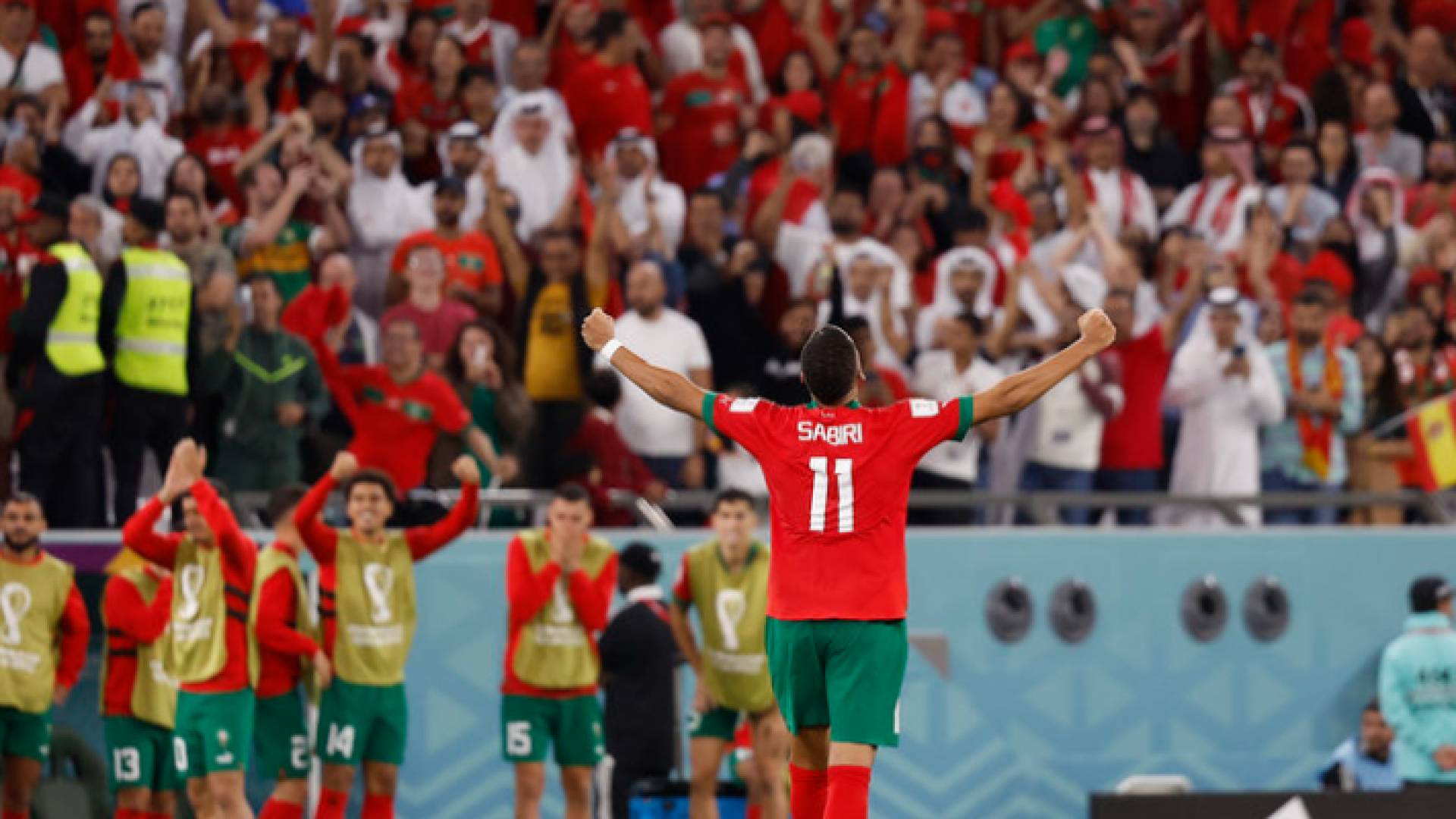 أحد لاعبي المنتخب المغربي