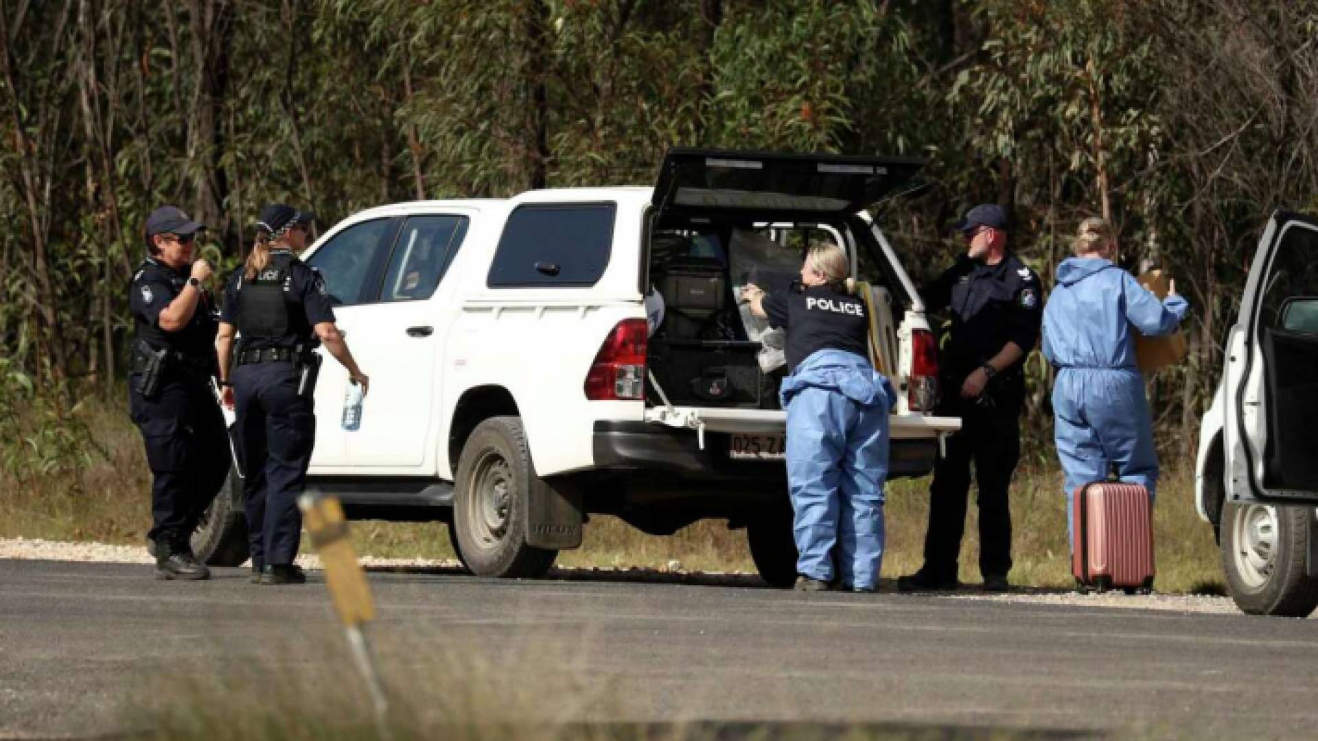 من مكان الحادثة