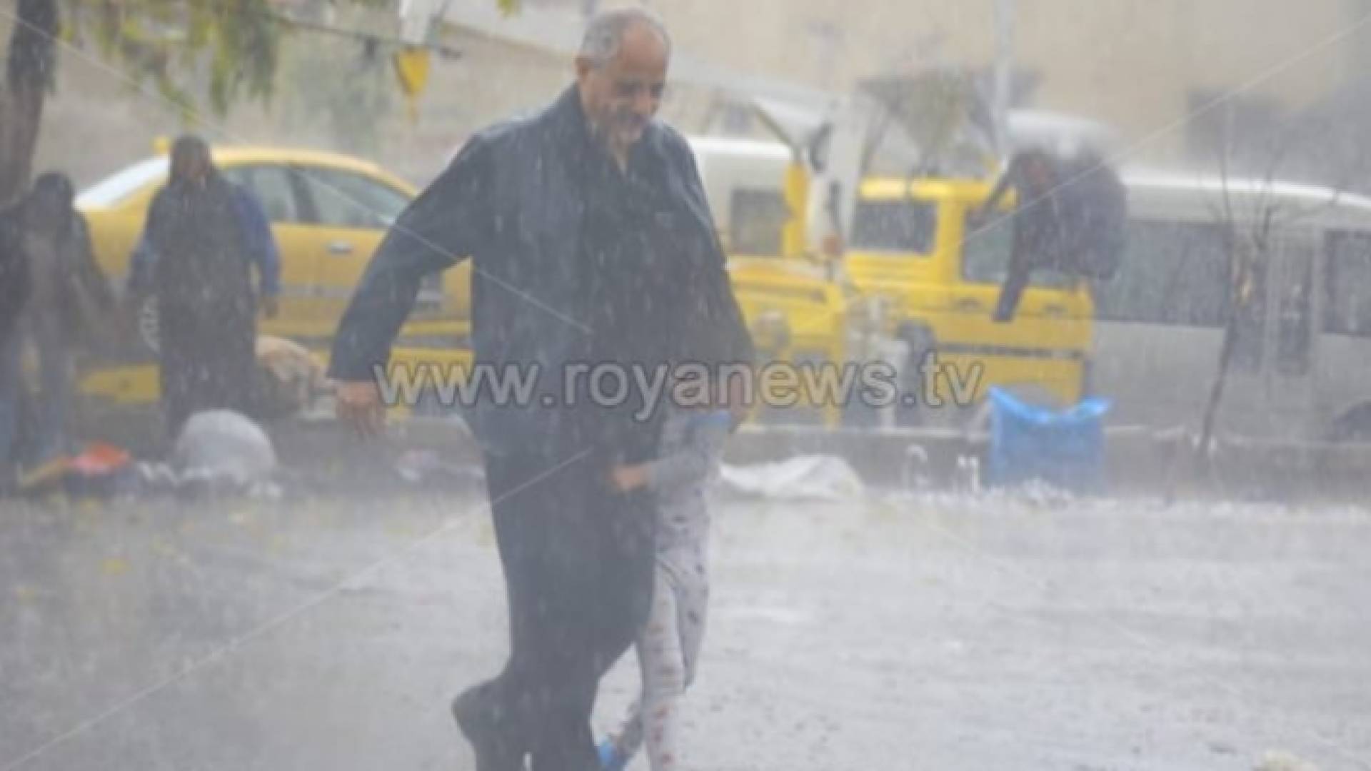 أمطار غزيرة في العاصمة عمان