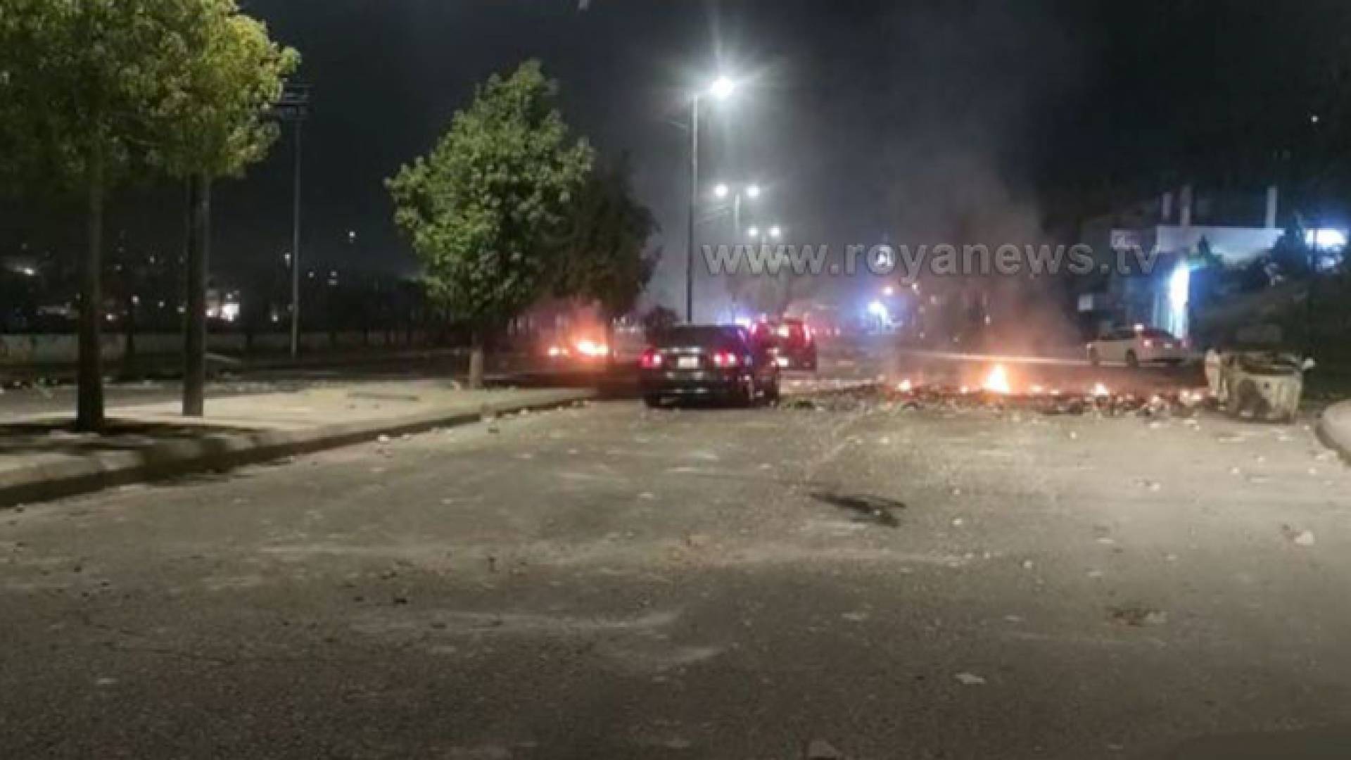 جاني من حريق الإطارات في الزرقاء