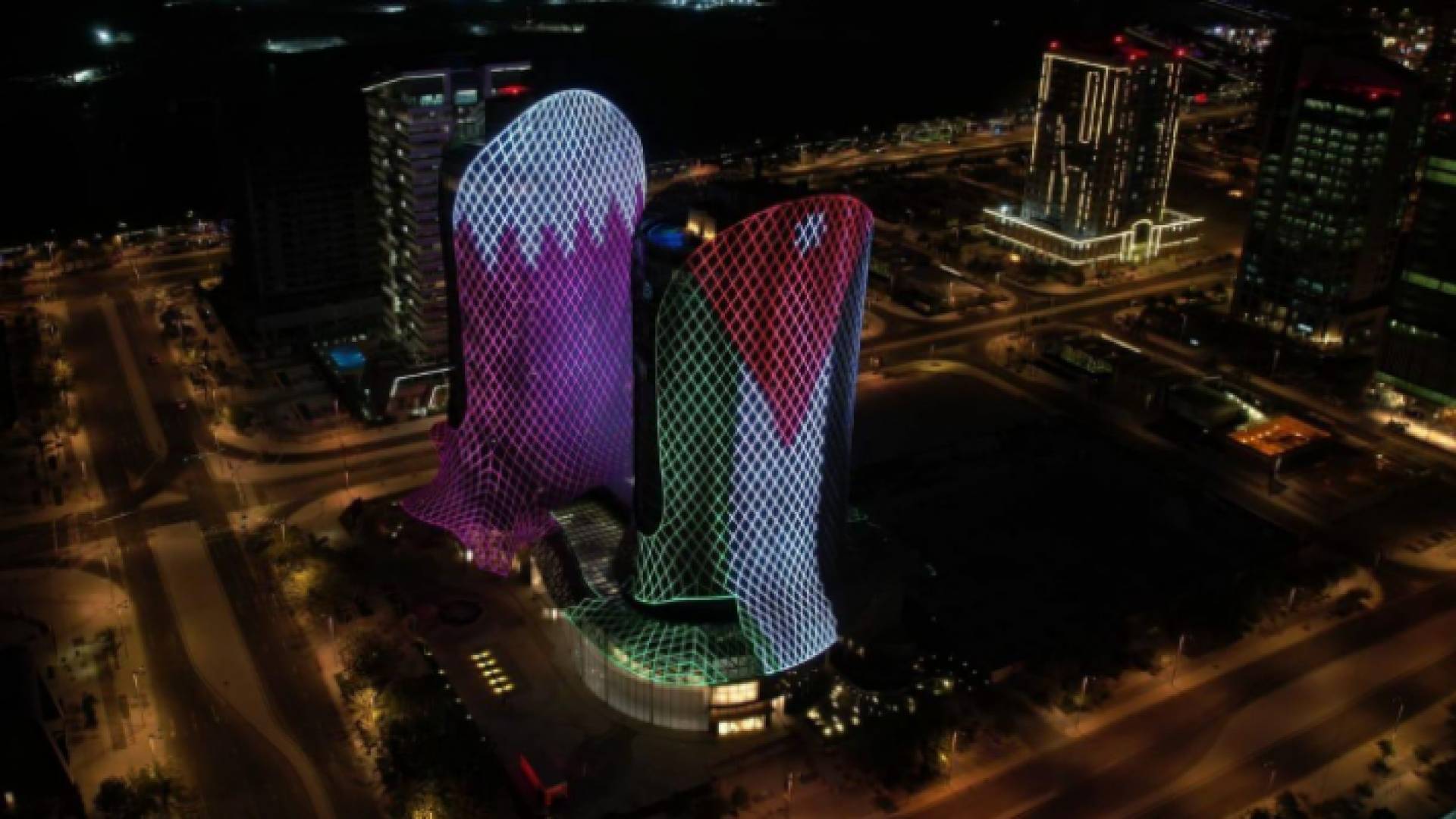 علم الأردن وقطر