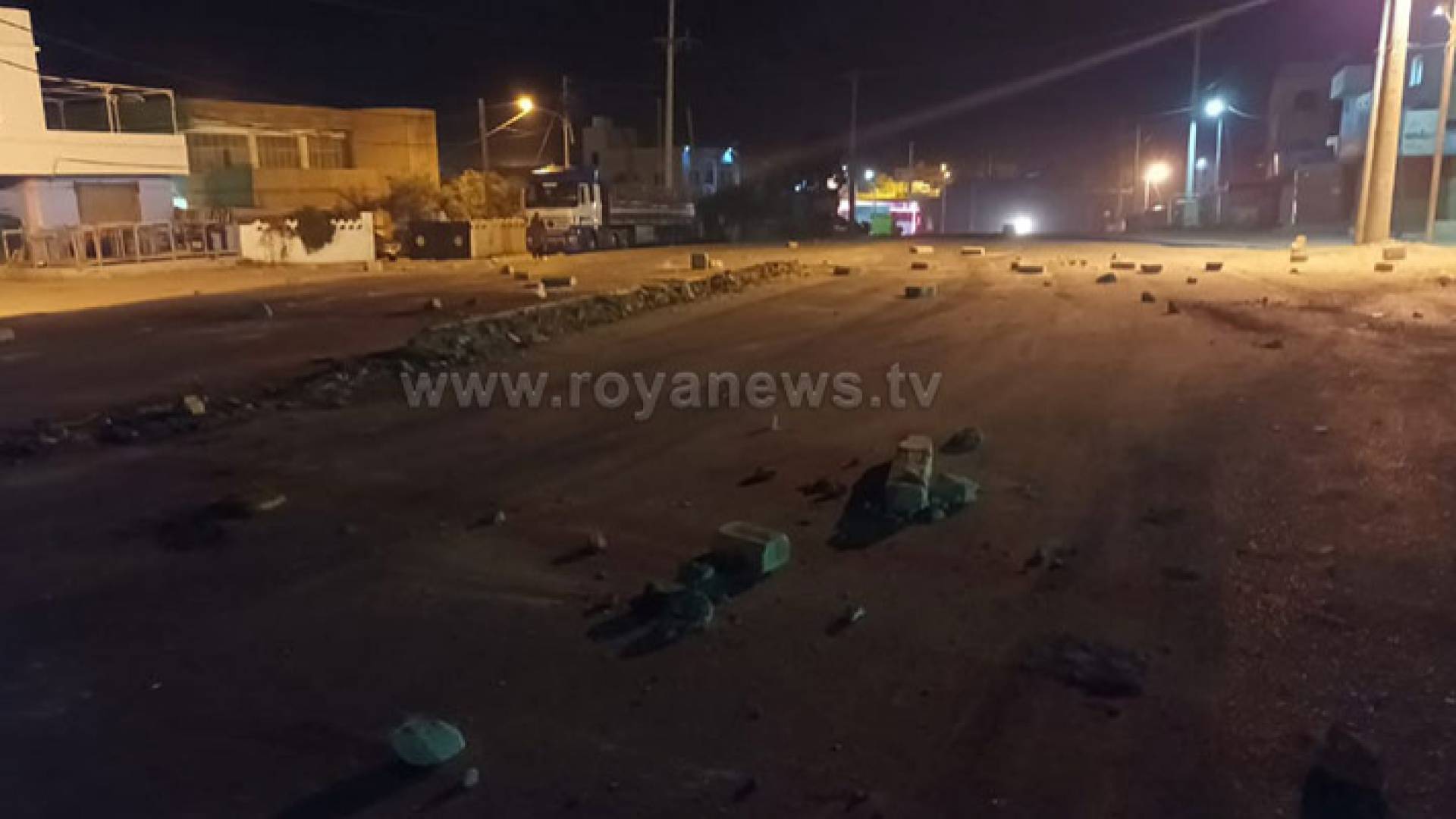 مظاهر من الاحتجاجات في الكرك