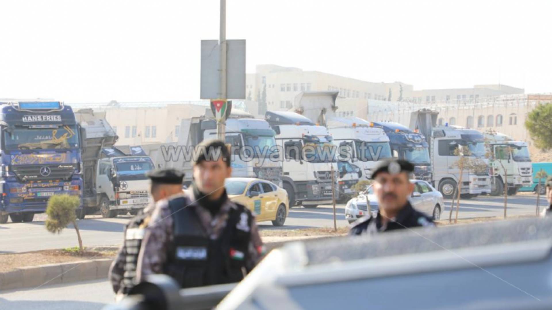 اعتصام الشاحنات