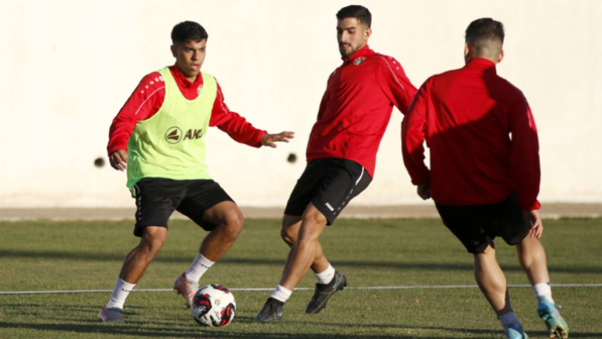 تدريب للاعبي المنتخب الوطني